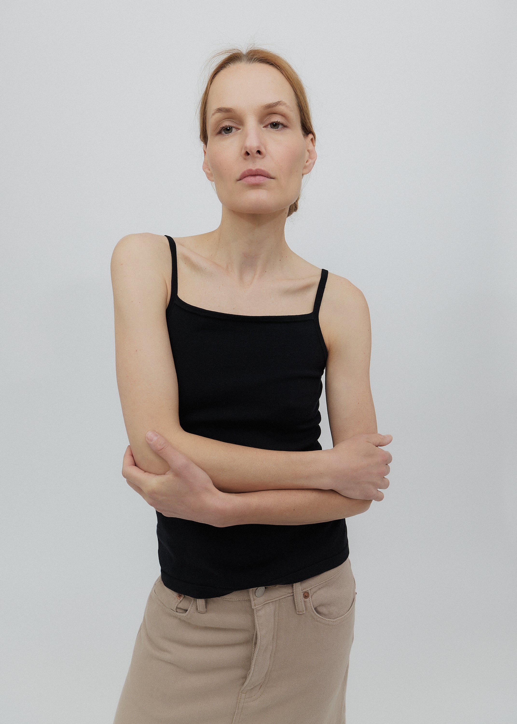 トップス THE SHISHIKUI  SQUARE TANK / BLACK The Square Tank / Black | 437