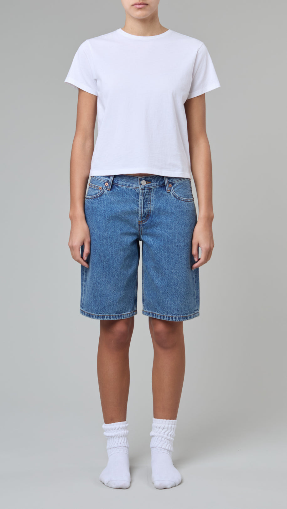 Stoop Short in Classic Blue