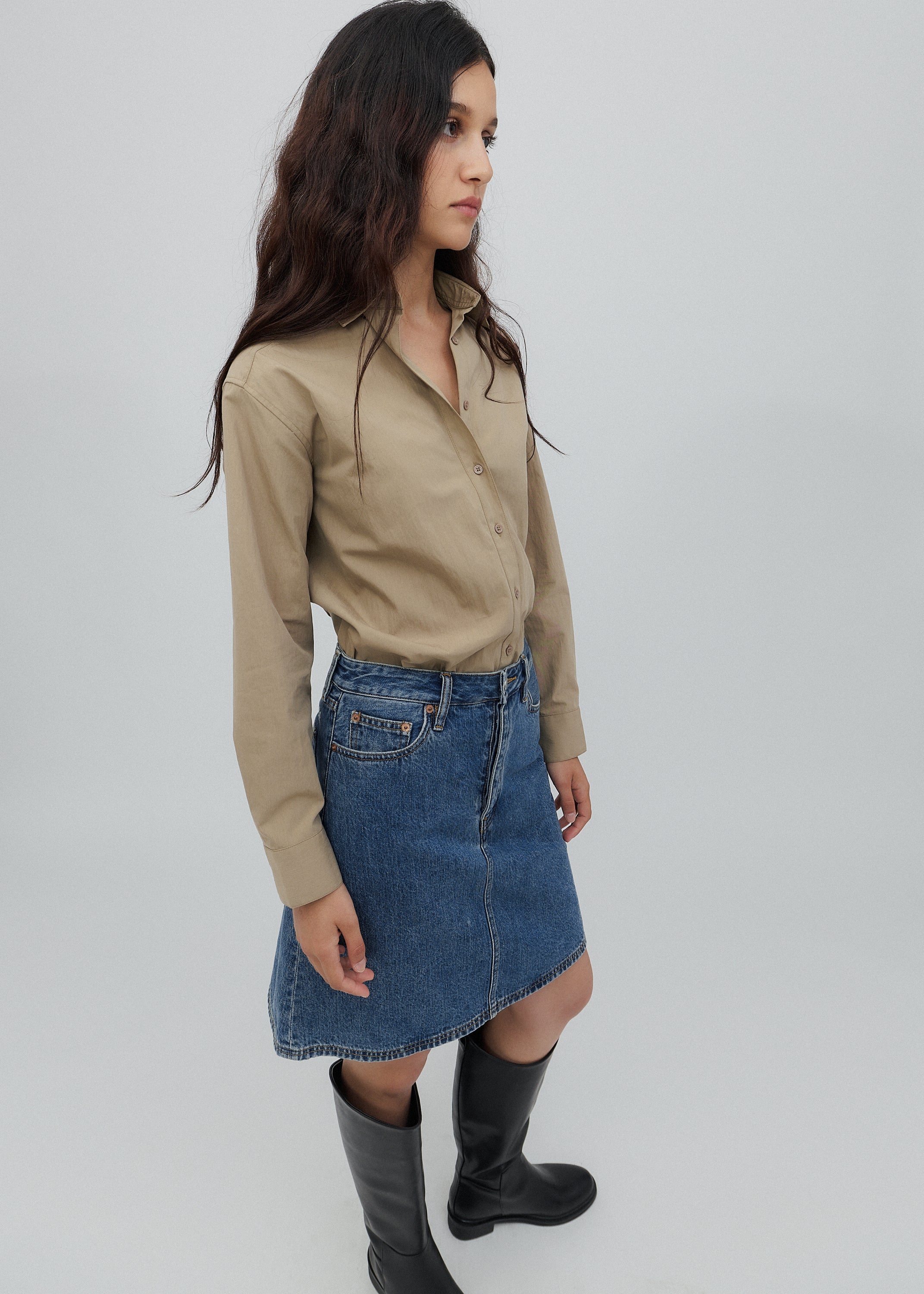 Girl Skirt in Classic Blue