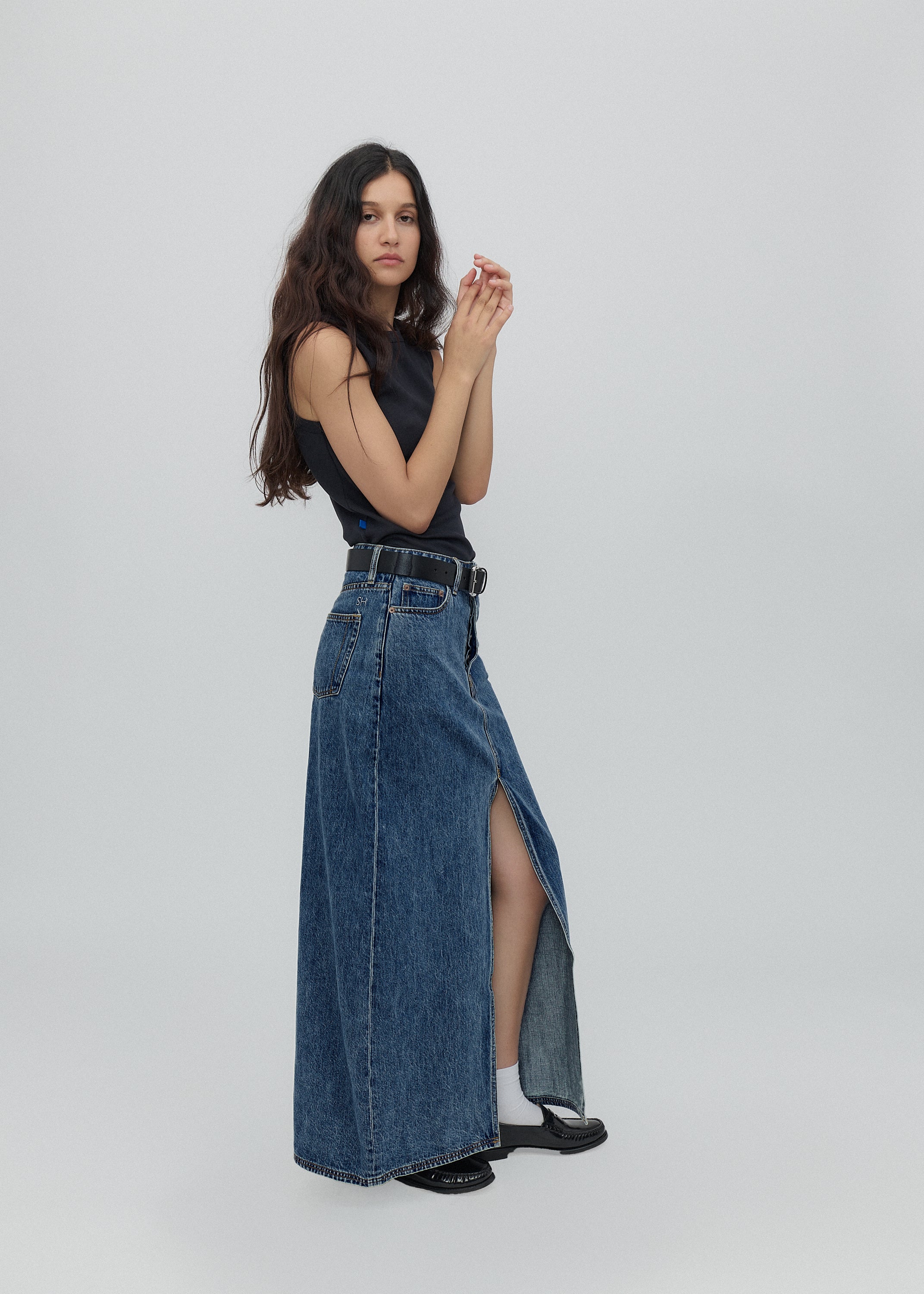 Lima Skirt in Classic Blue