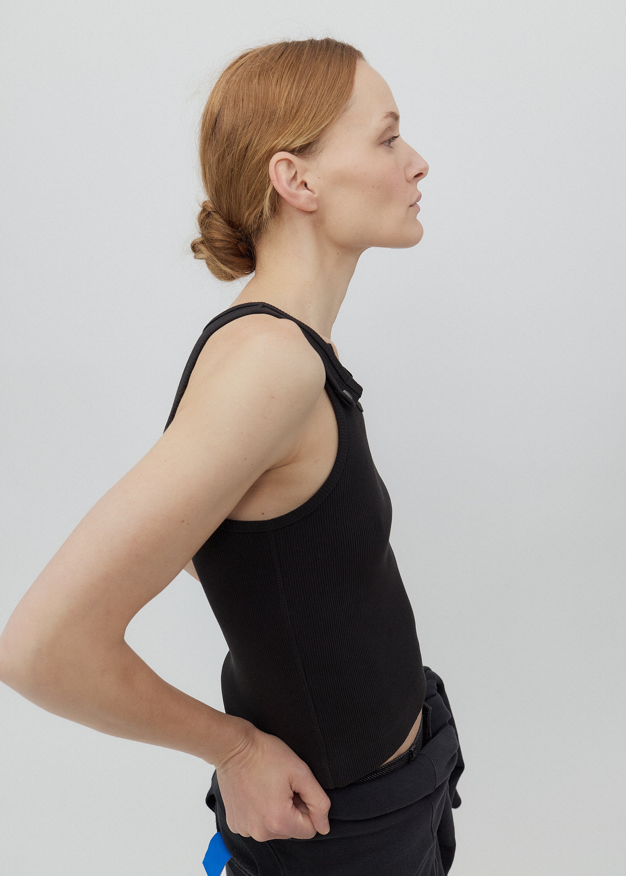 Snap Tank in Black