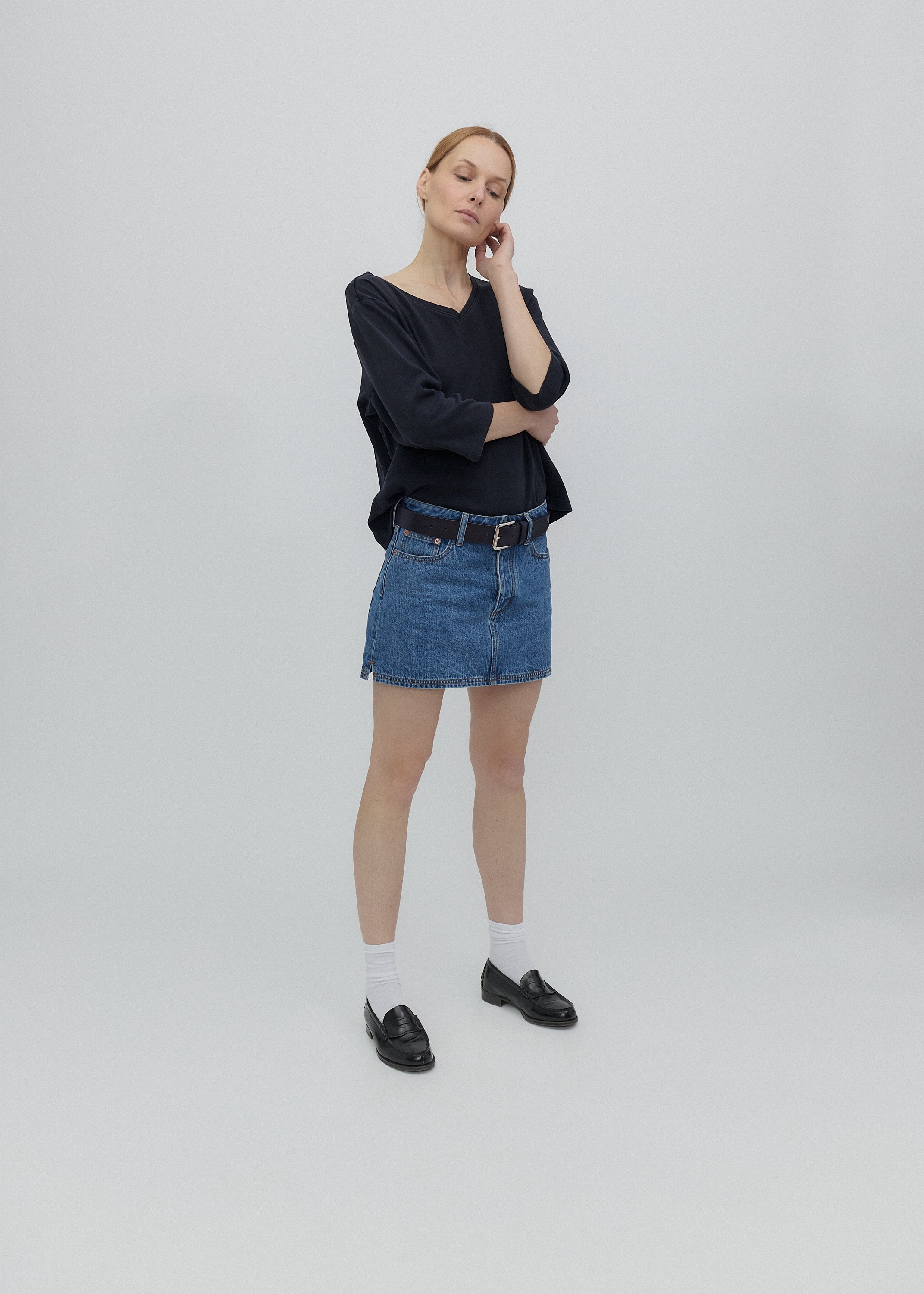 Holly Skirt in Classic Blue