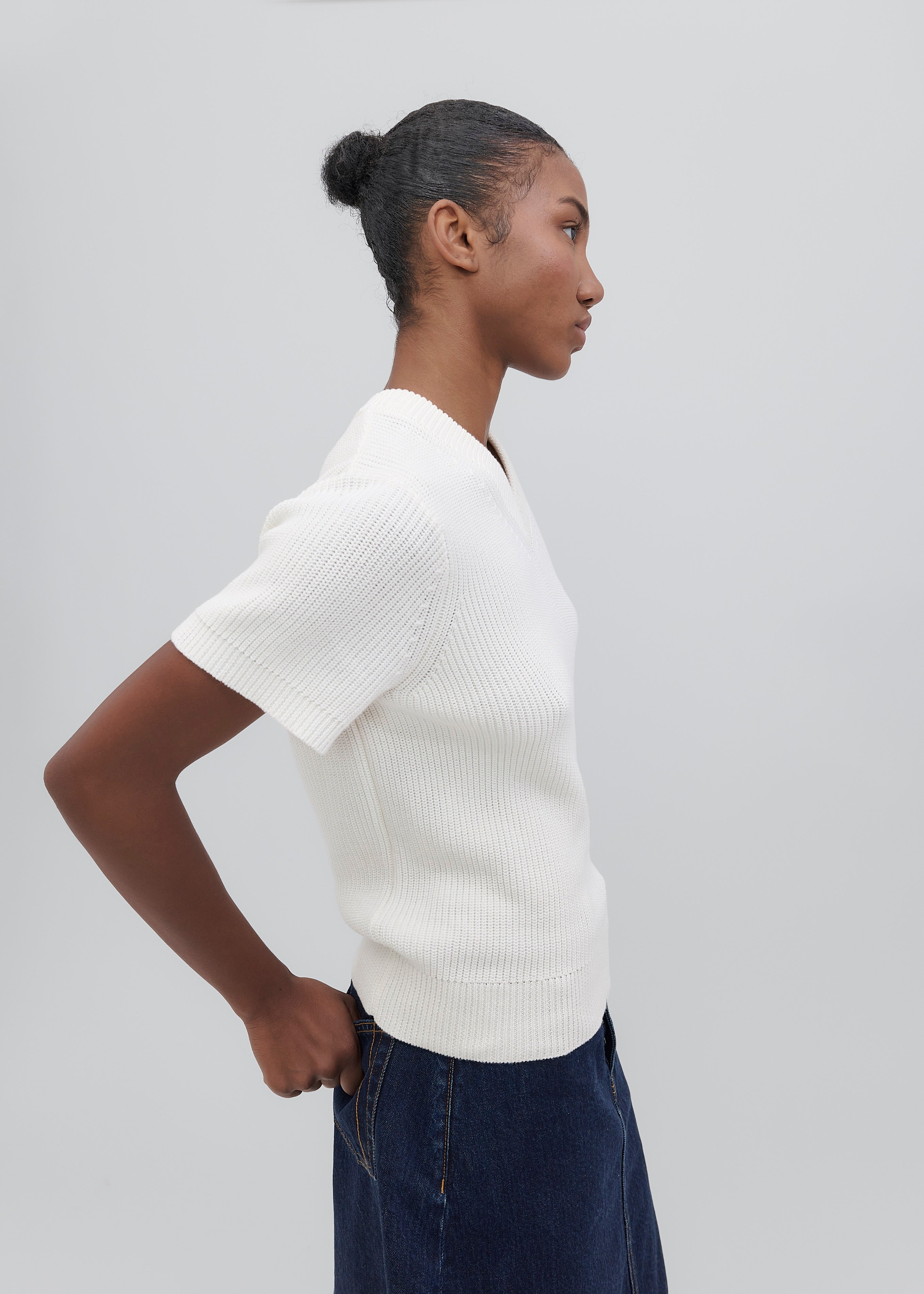 Hotel Sweater in Bone