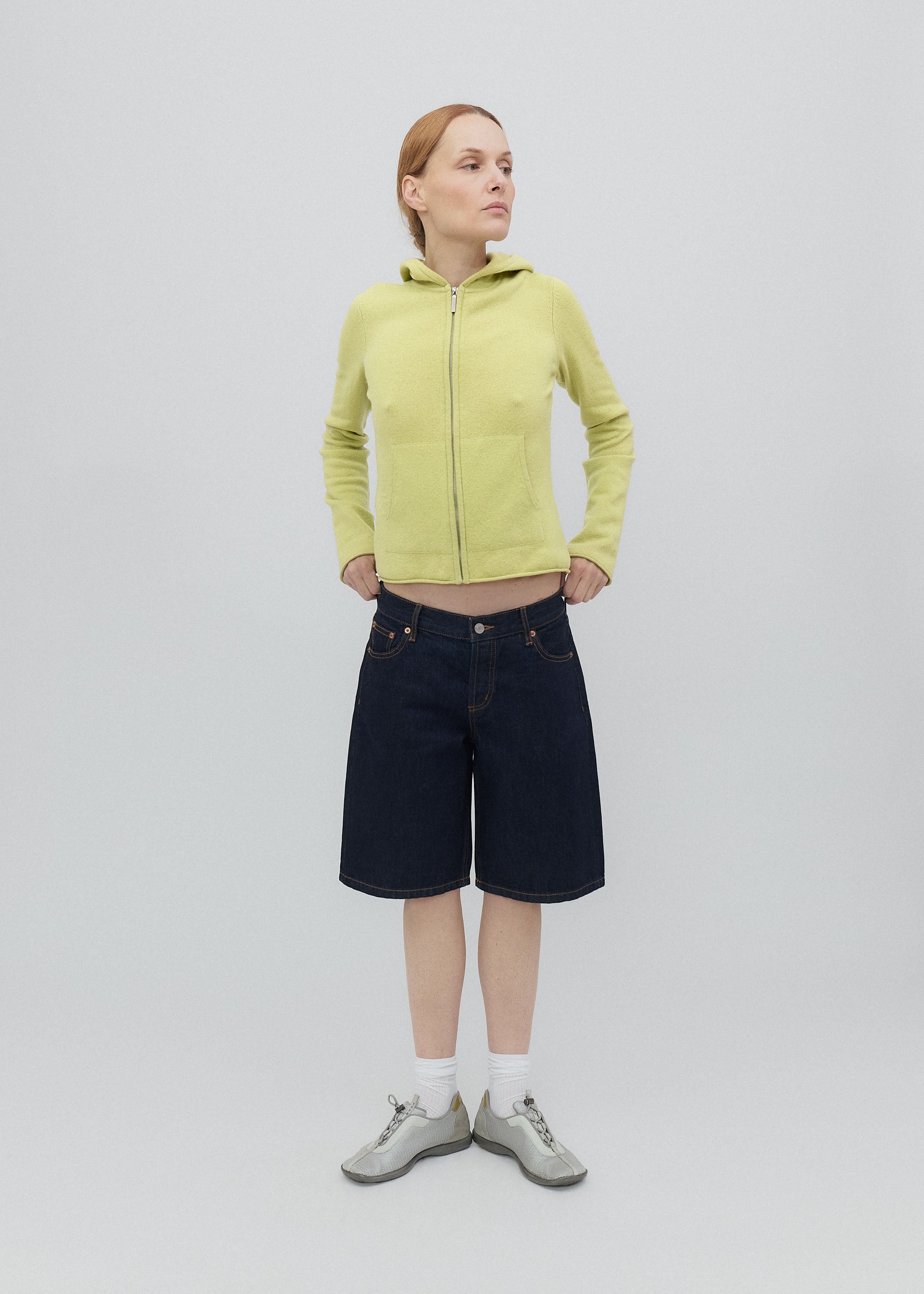 Stoop Short in Indigo Indigo
