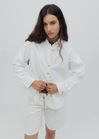 Western Shirt in Milk