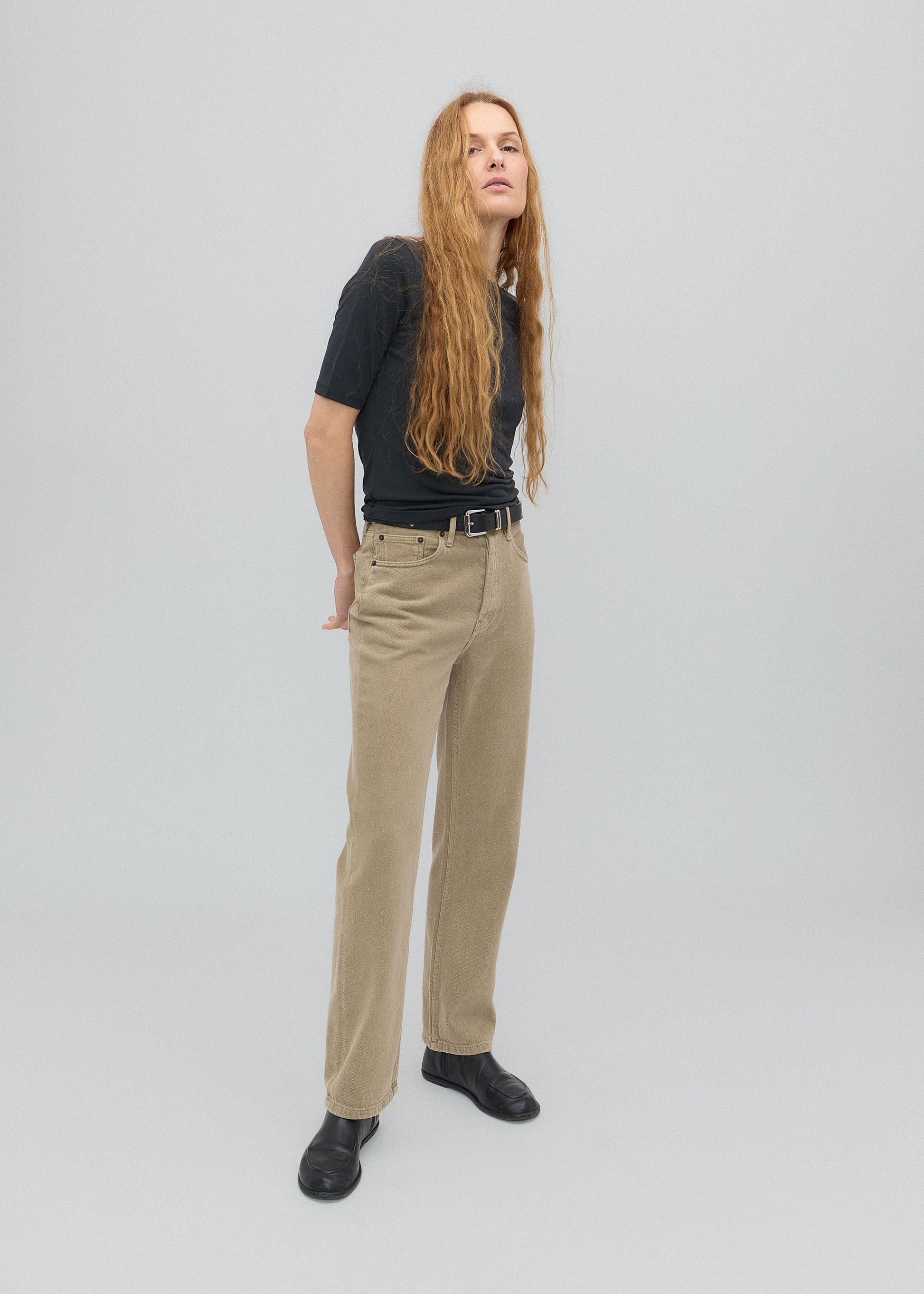 khaki pants with black dress shirt Brown Signature Button Gurkha Button-Down Classic In Beige/Brown Beige Black Dress Shirt Khaki