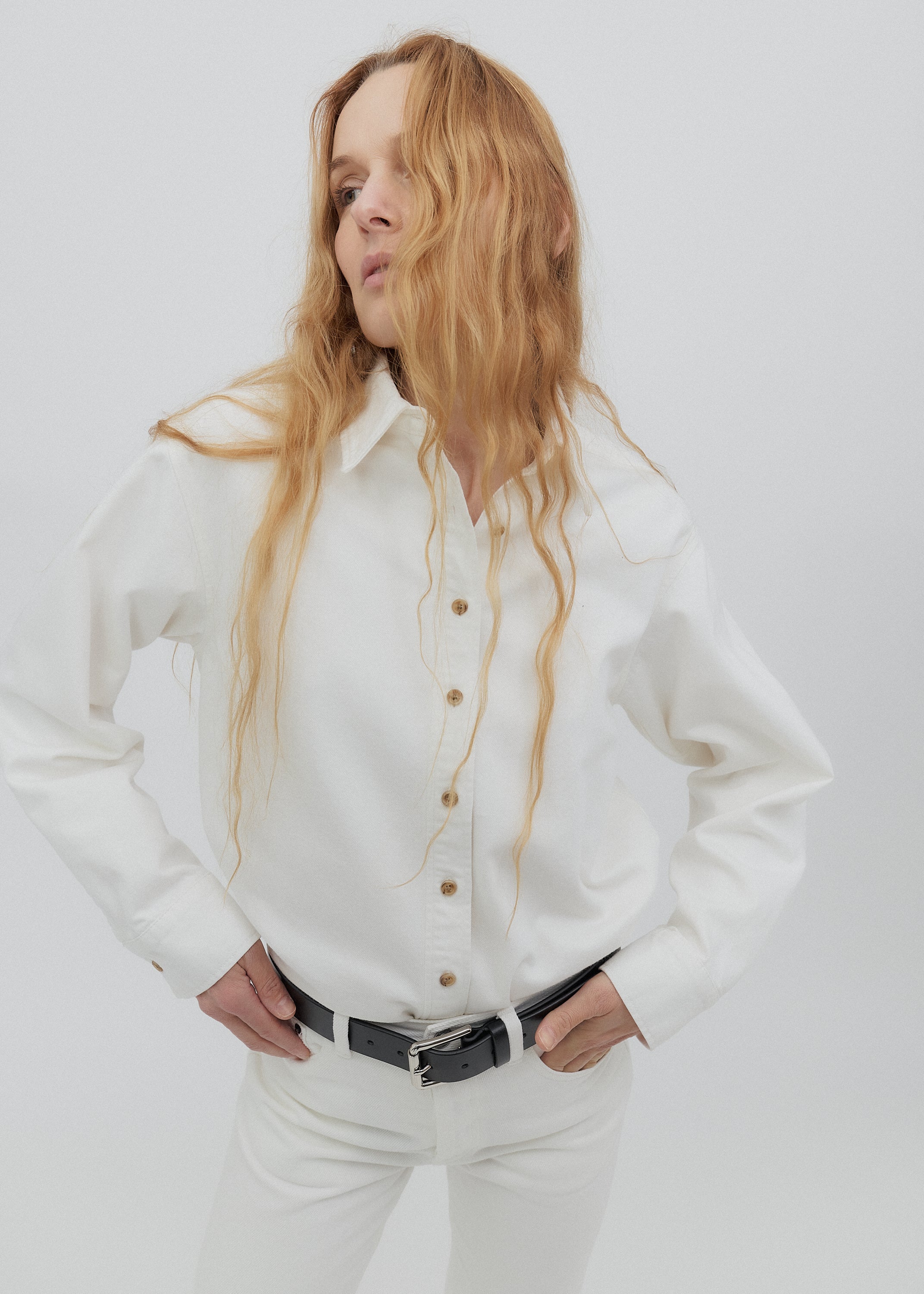 Day Shirt in Milk