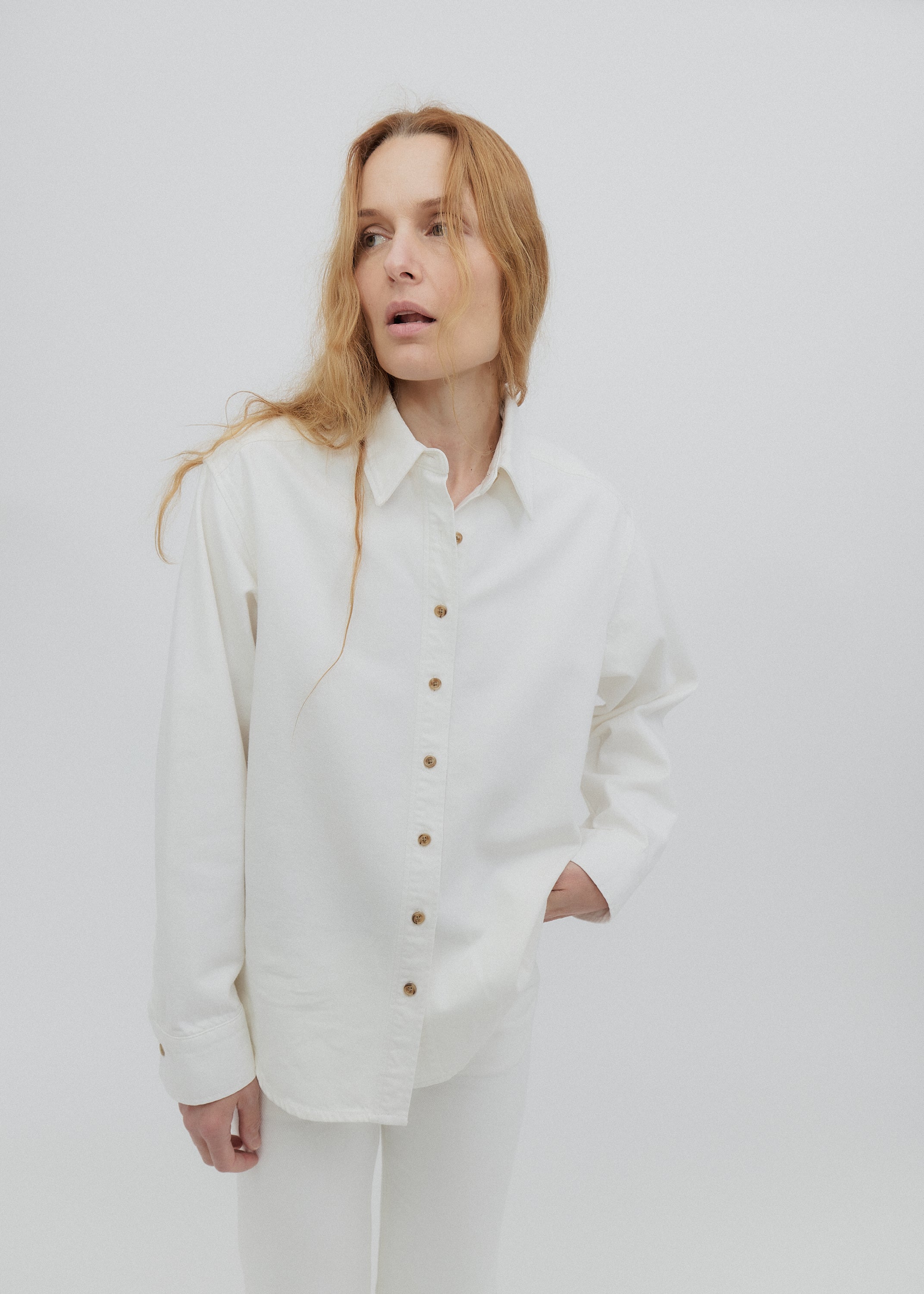 Day Shirt in Milk