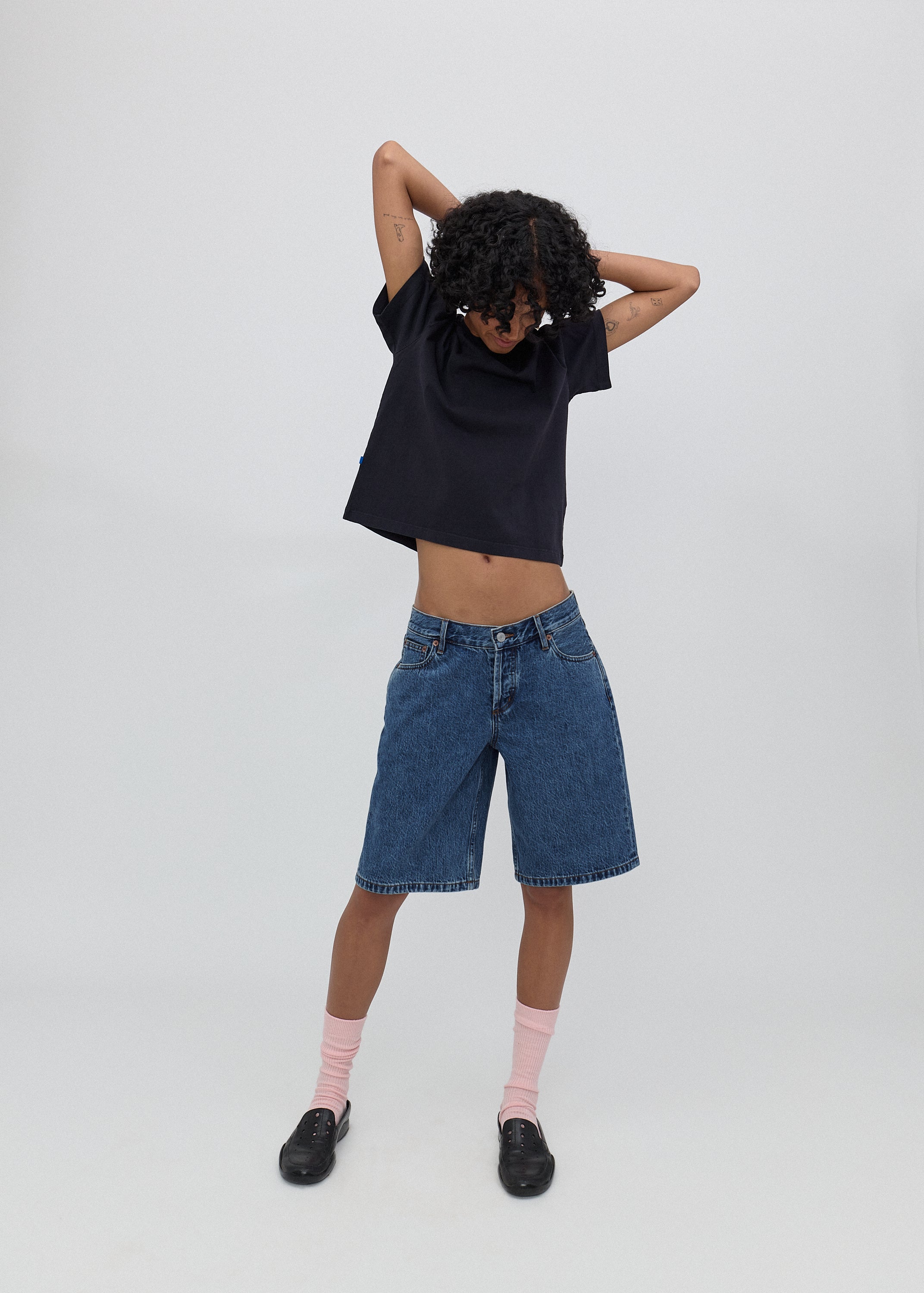 Stoop Short in Classic Blue
