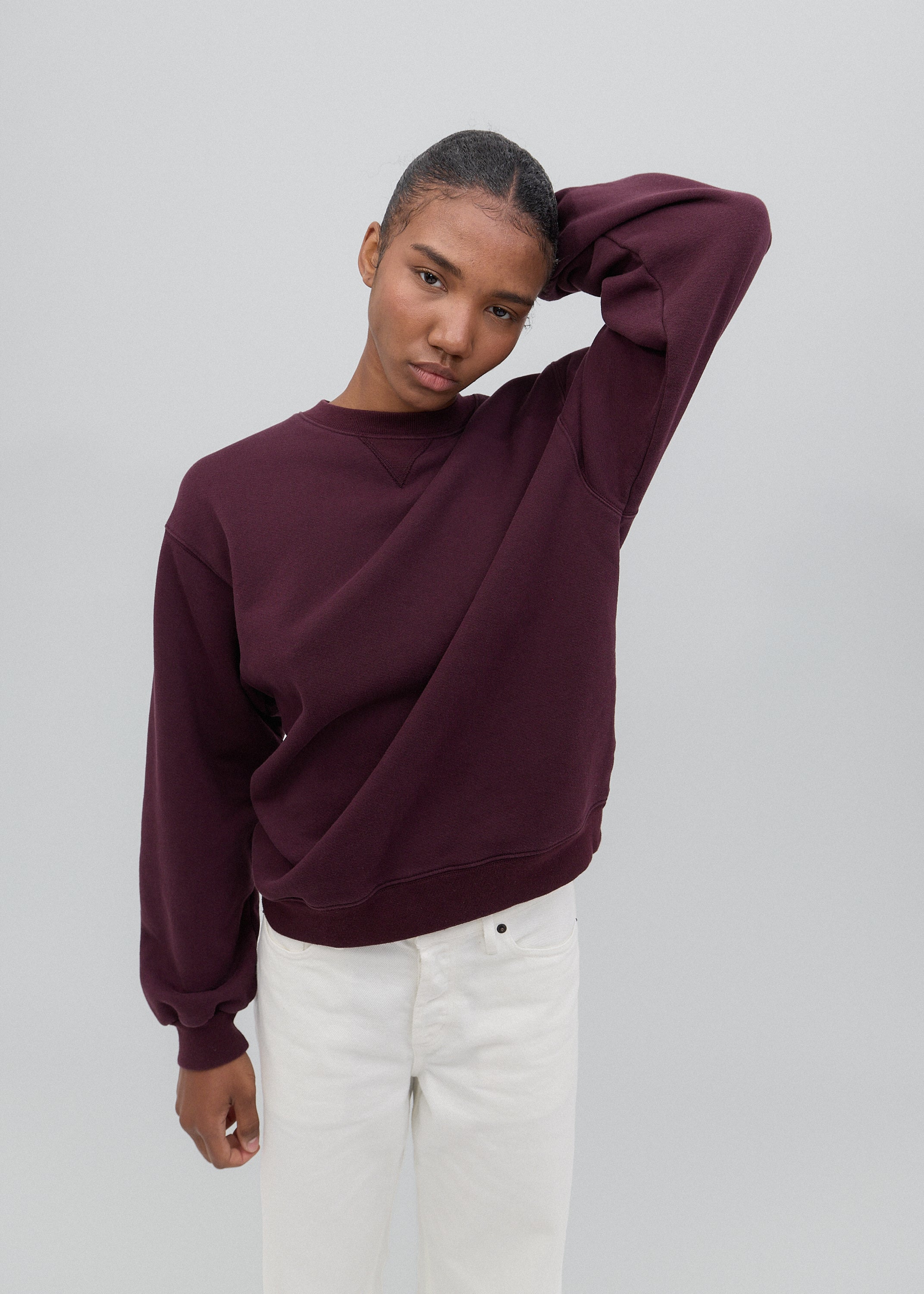 The Sweatshirt in Plum