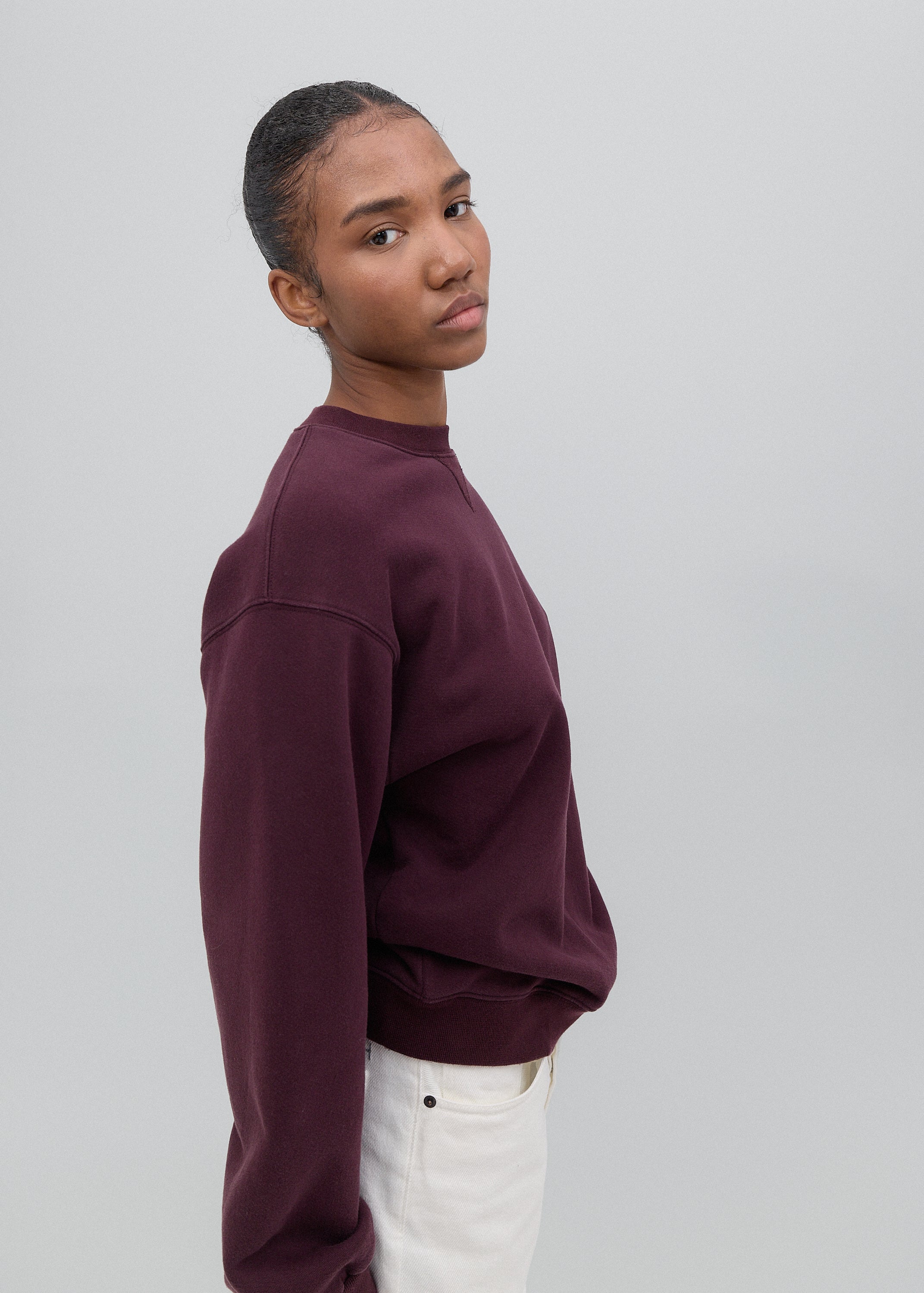 The Sweatshirt in Plum
