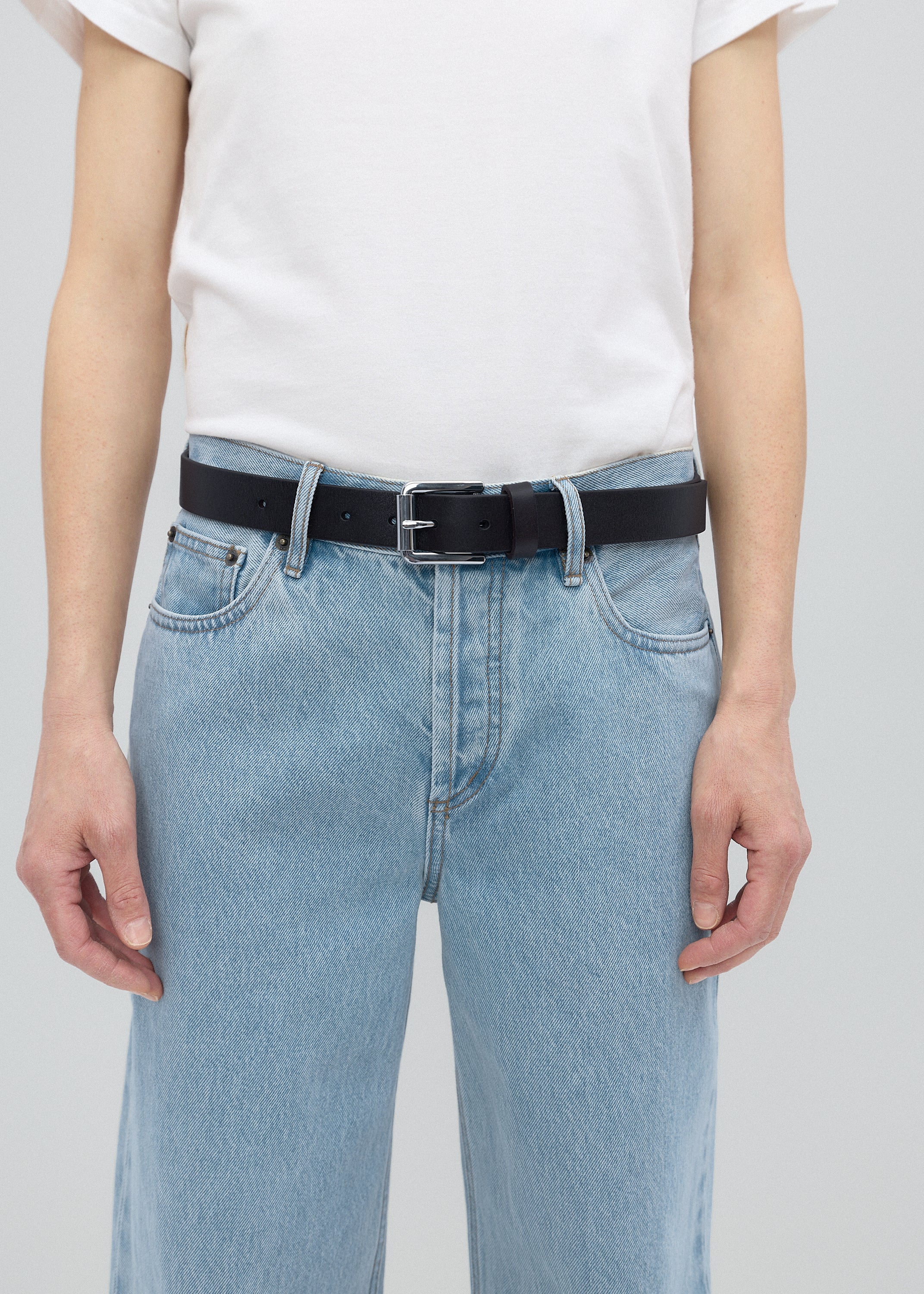 Long Belt in Dark Brown