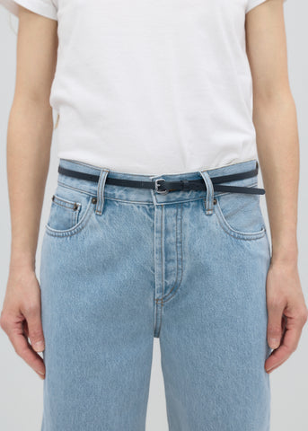 Slim Clip Belt in Black