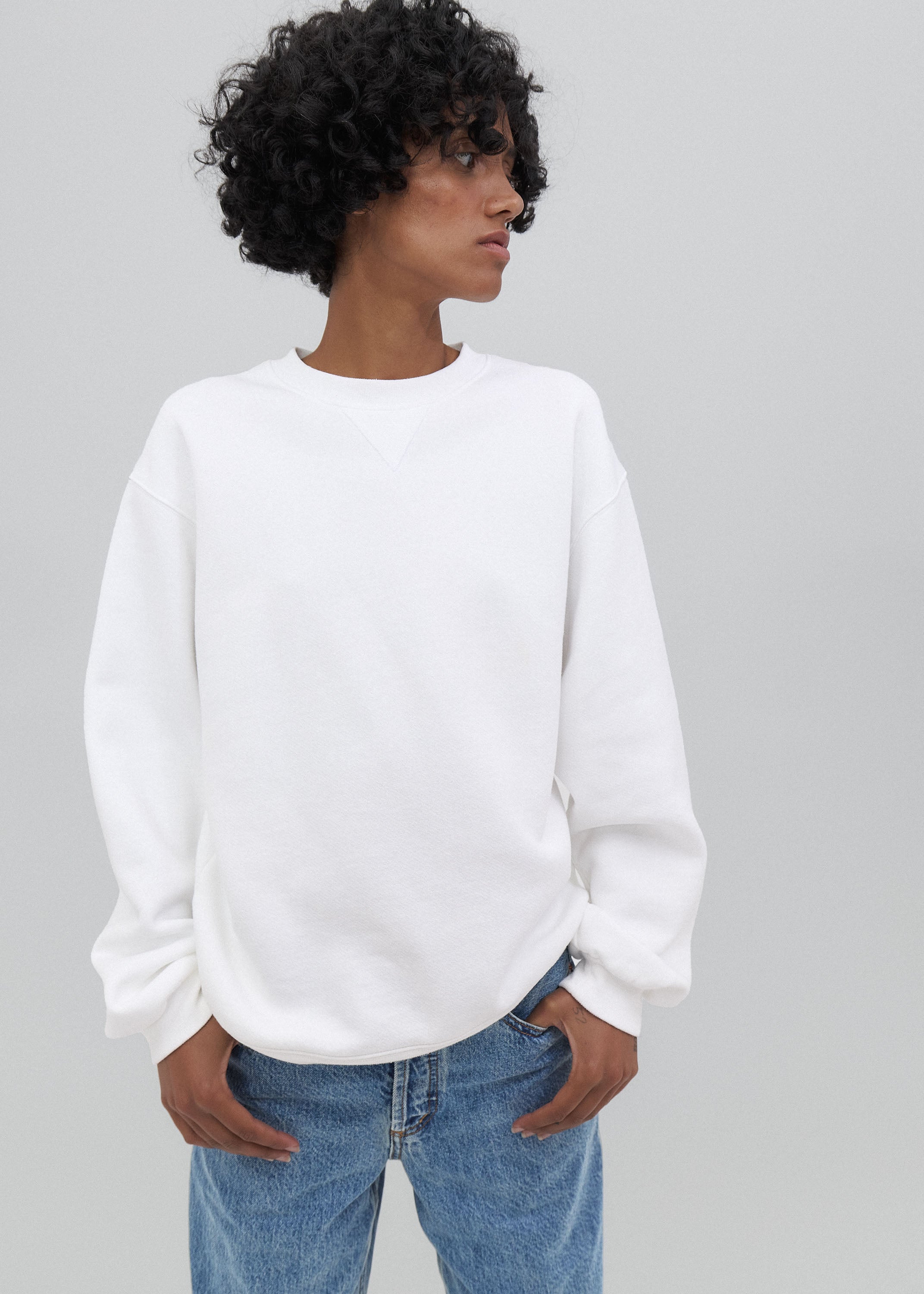 The Sweatshirt in White