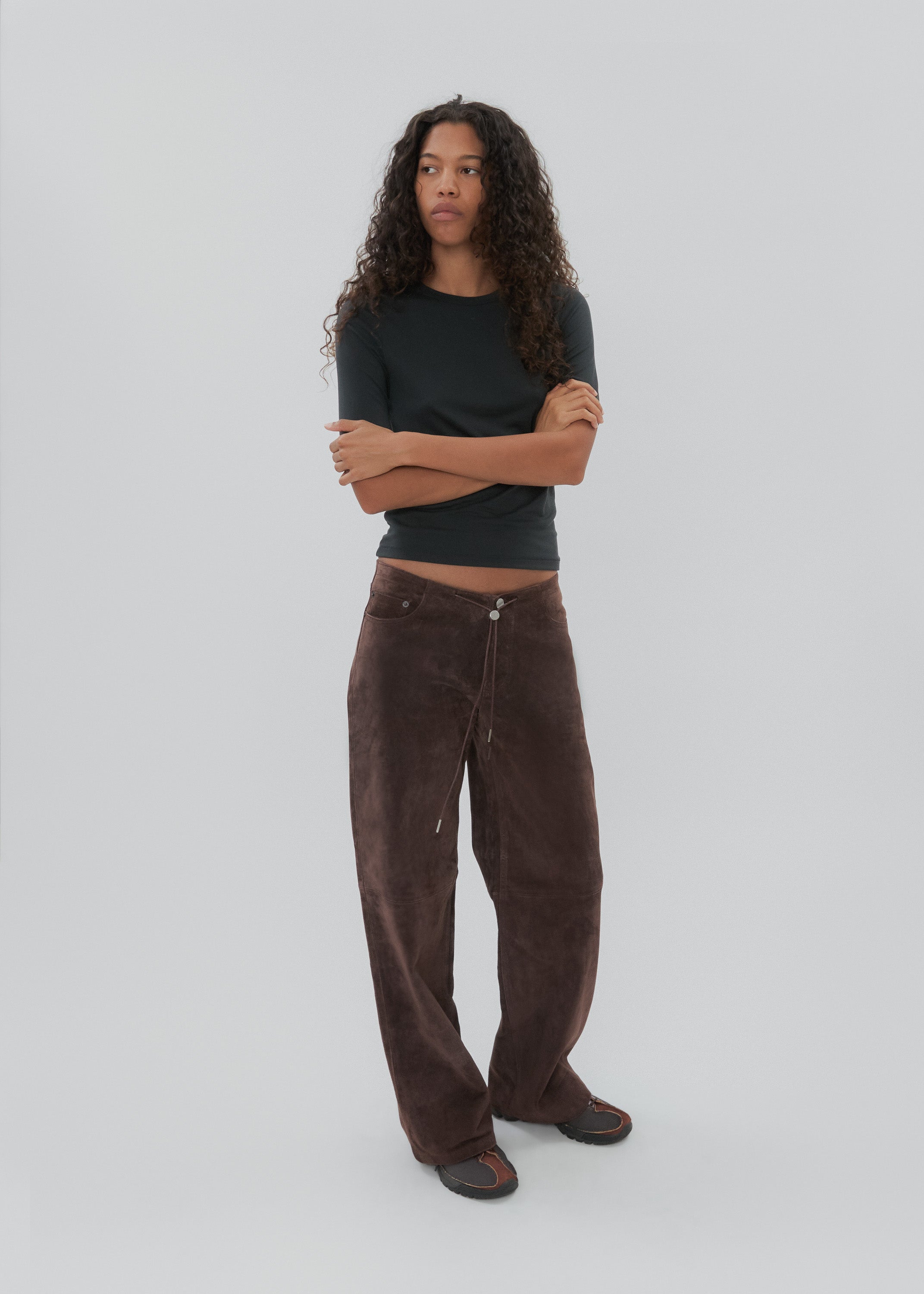 Cool in Chocolate Suede