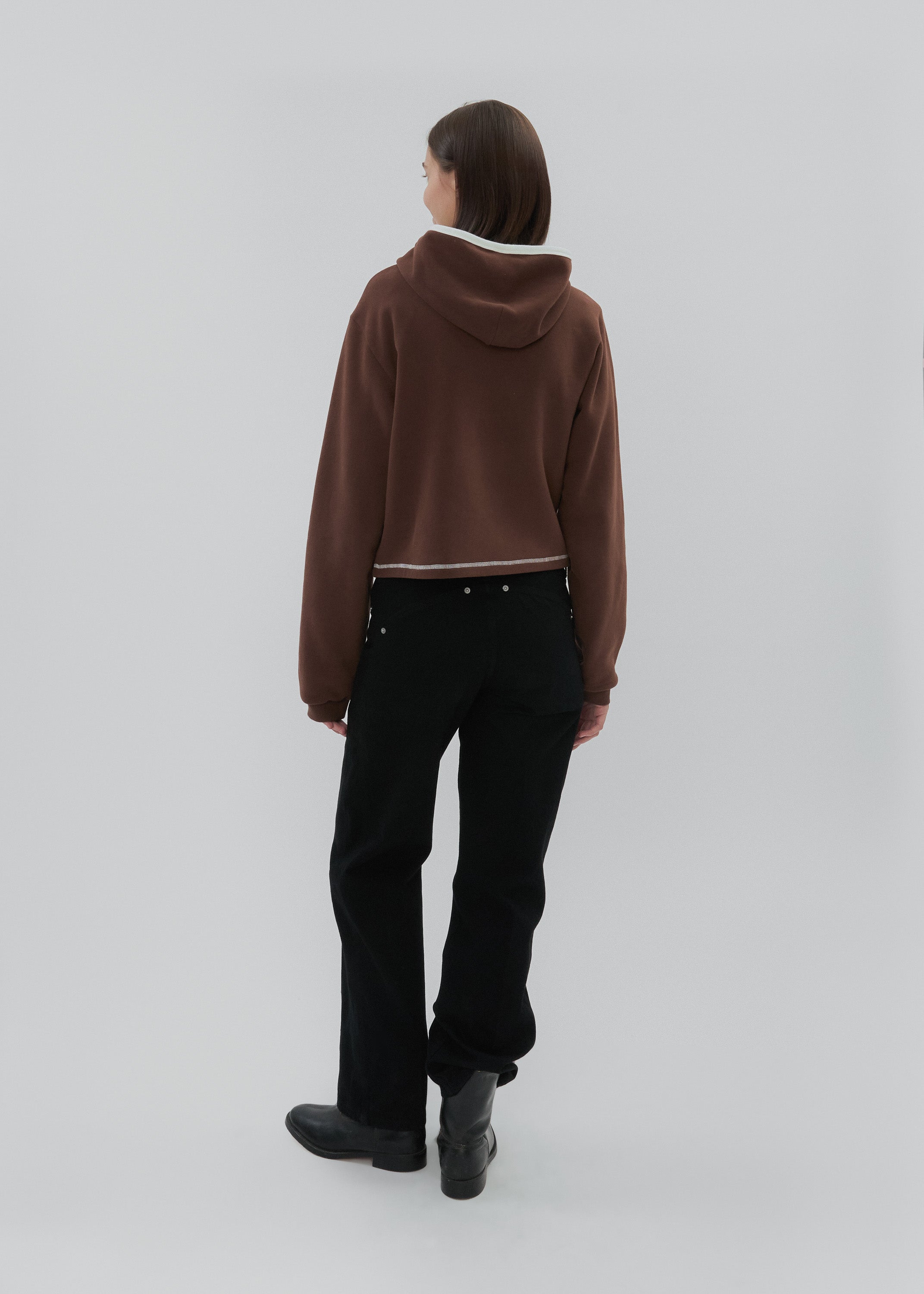 Neighborhood Zip in Chocolate Brown