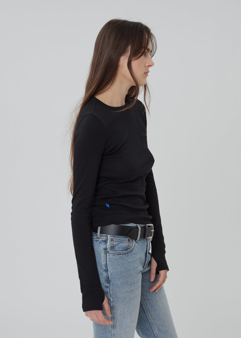 The Long Sleeve Shirt in Black