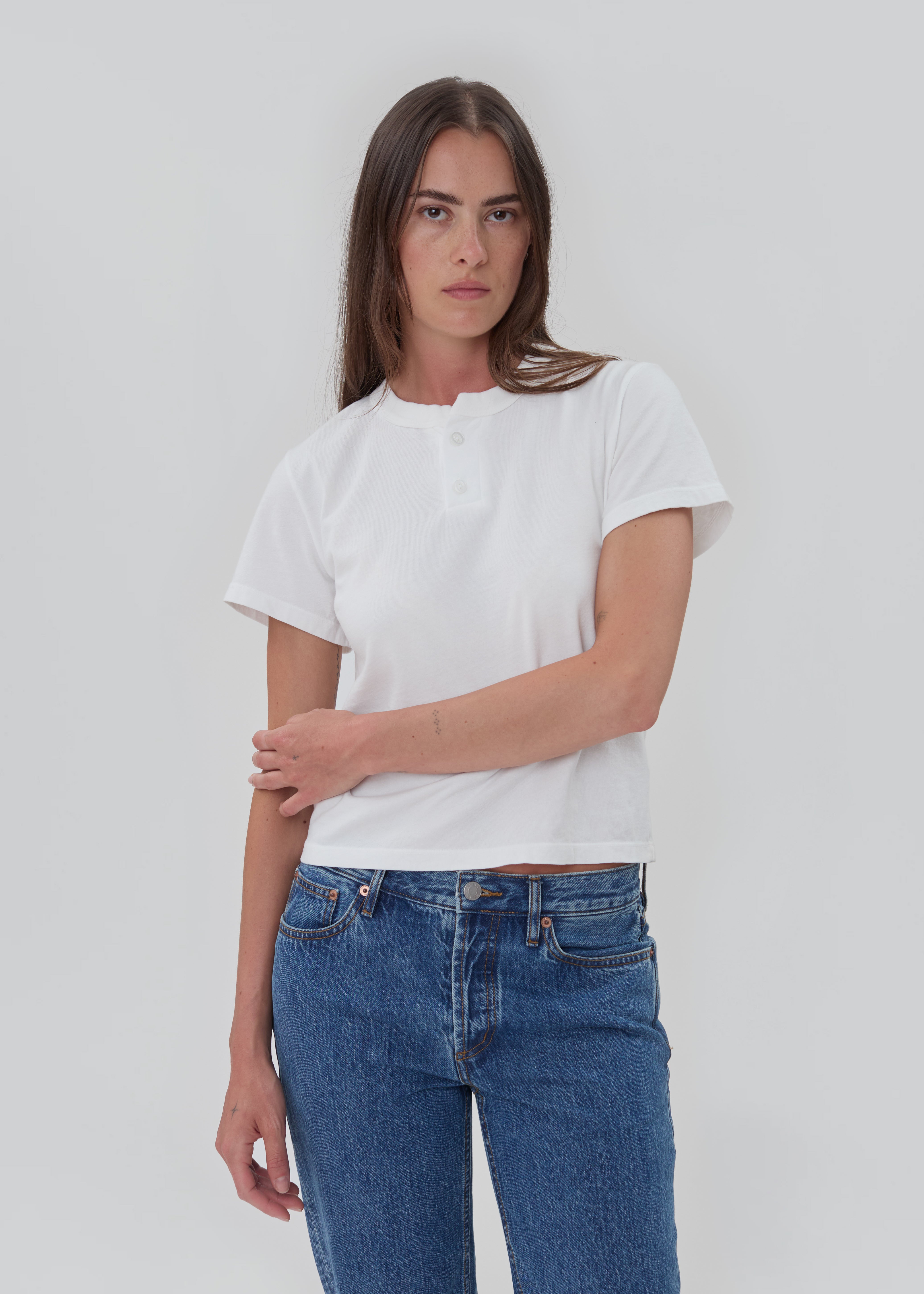 The Henley in White
