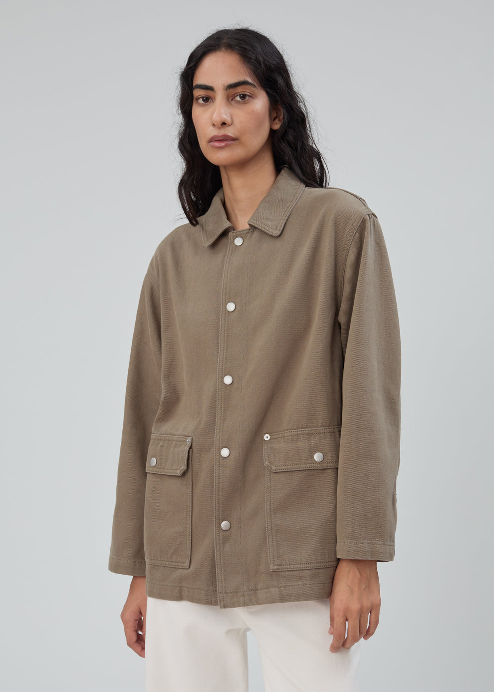 Barn Jacket in Army Green