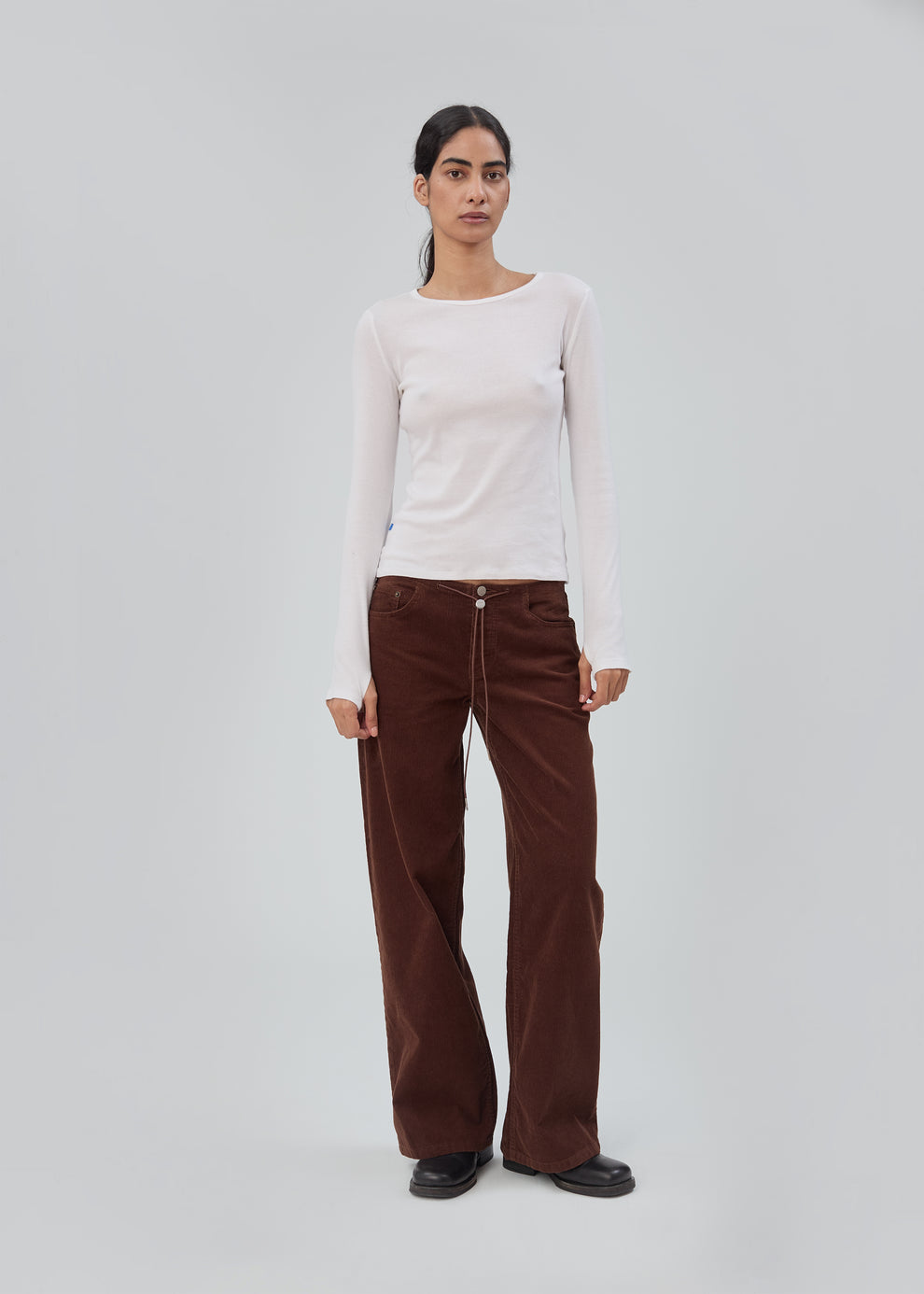 Cool Jean in Chocolate Corduroy