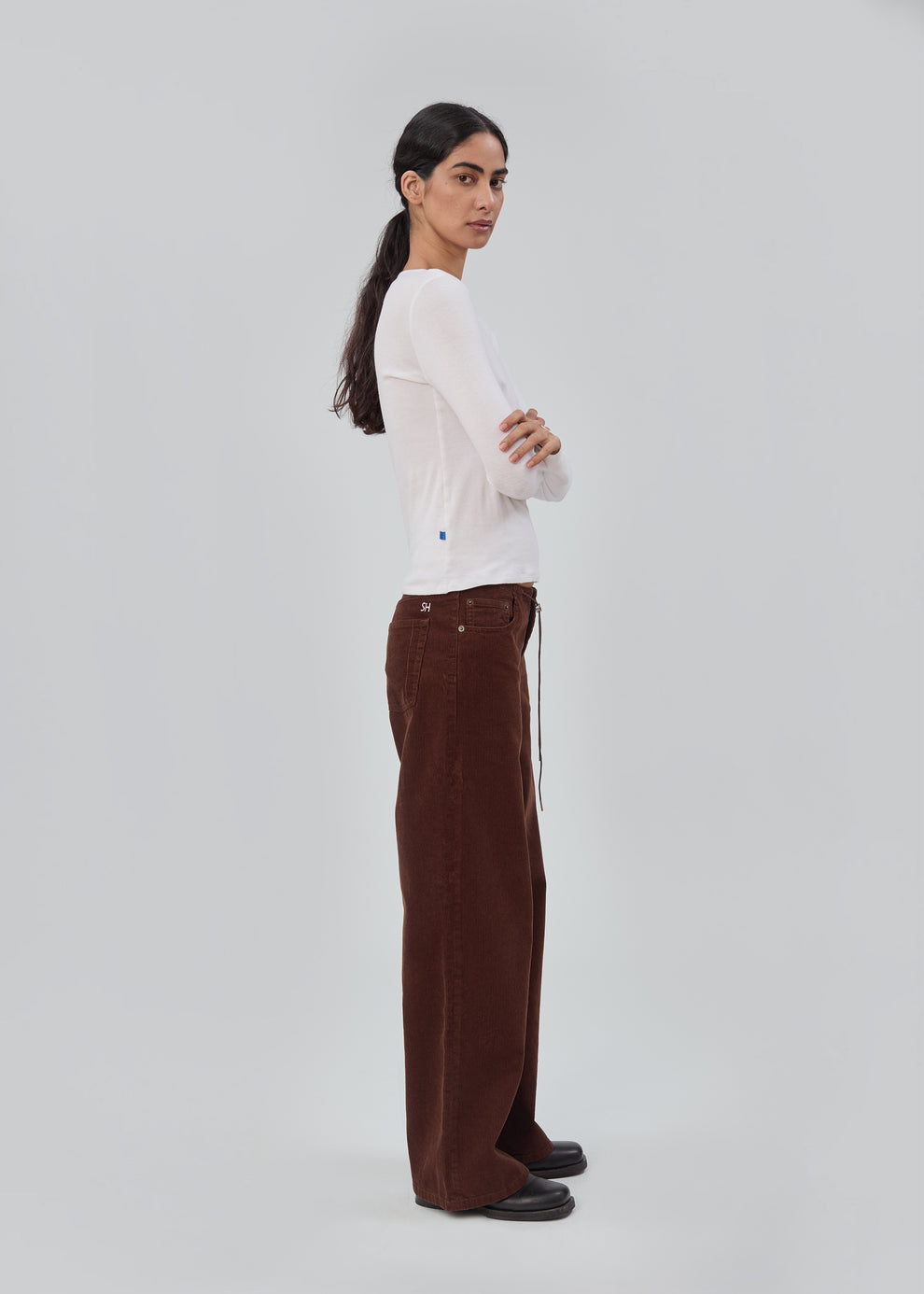 Cool Jean in Chocolate Corduroy