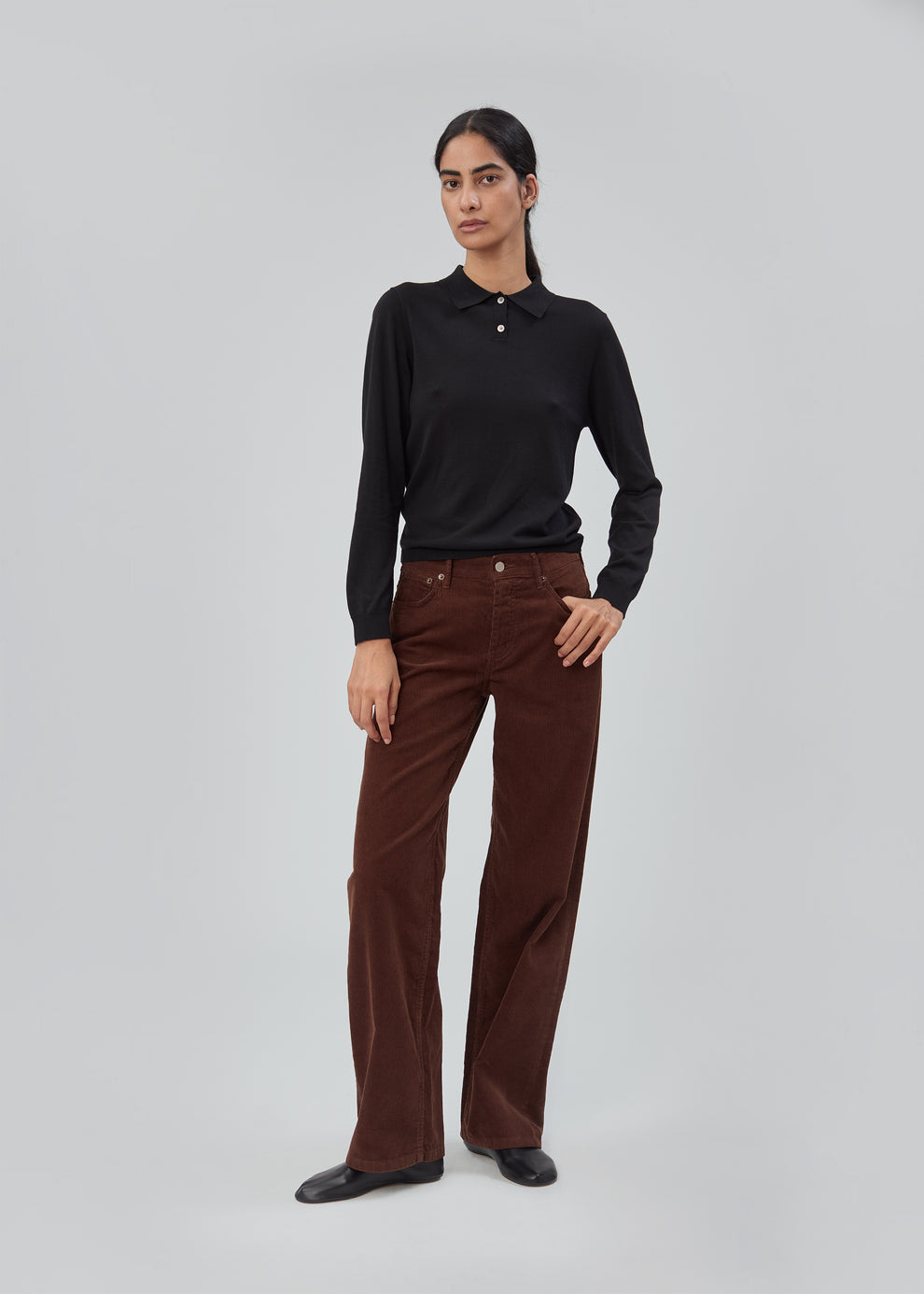Everyday Jean in Chocolate Corduroy