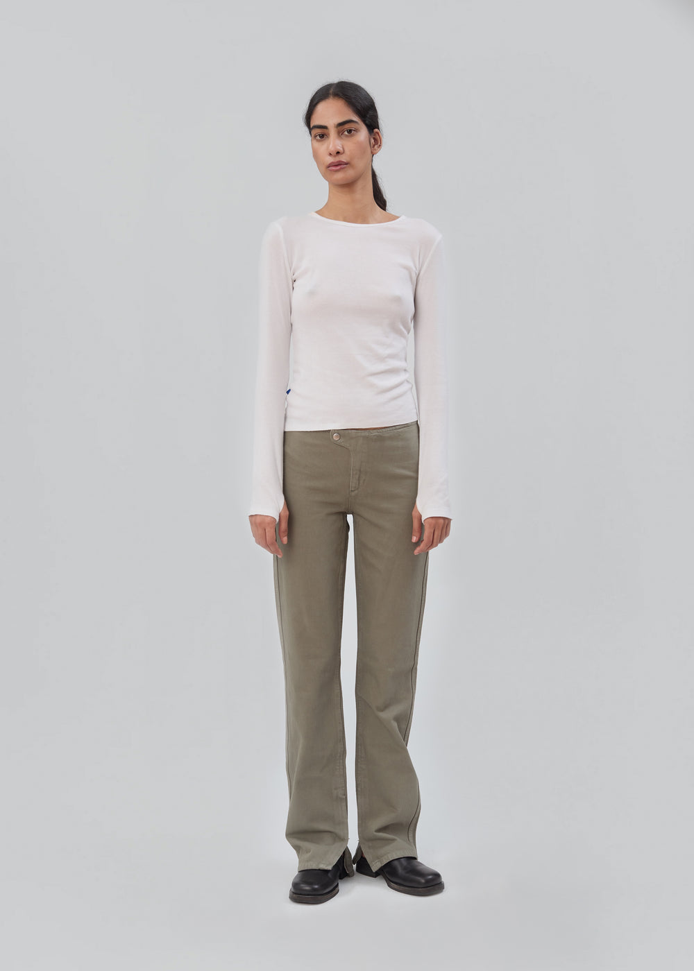 11 Jean in Army Green