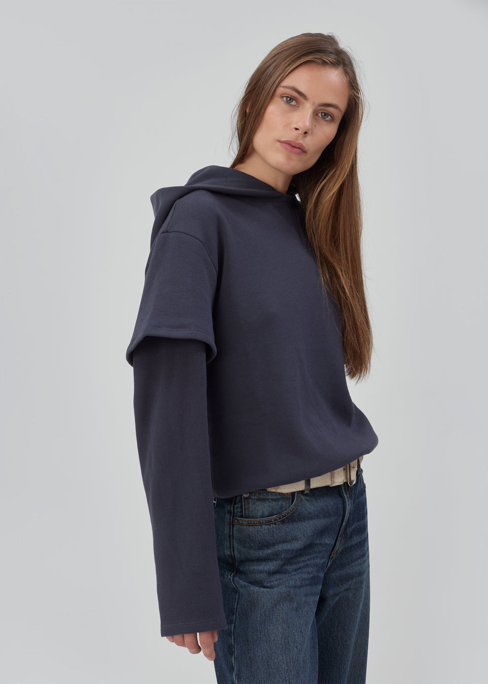 2Tee Sweatshirt in Navy