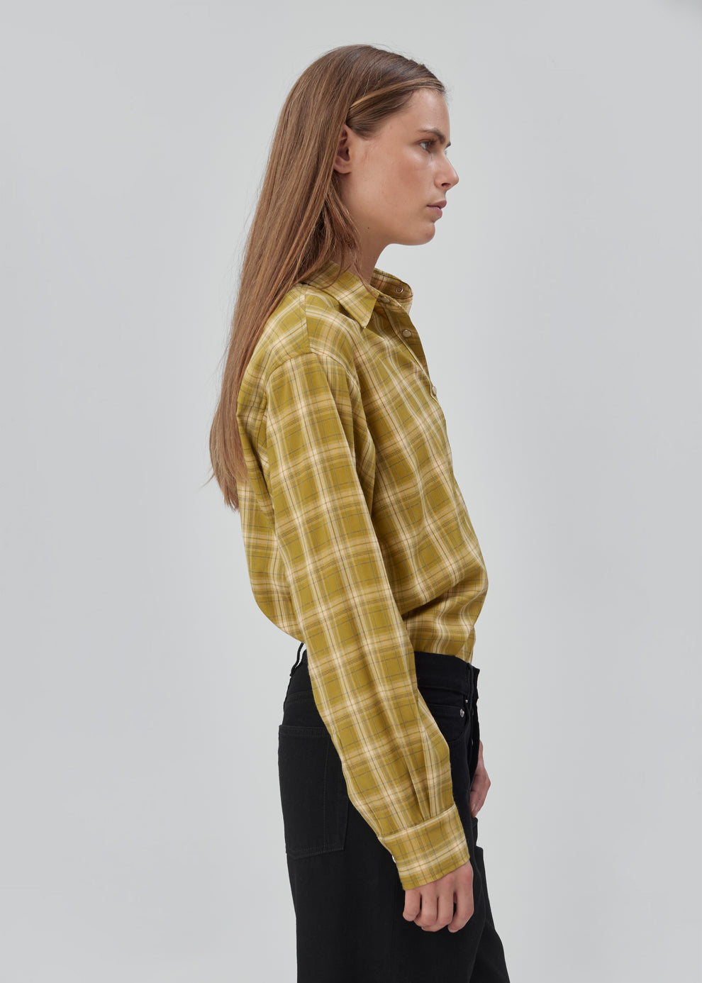 Noon Shirt in Twig Plaid