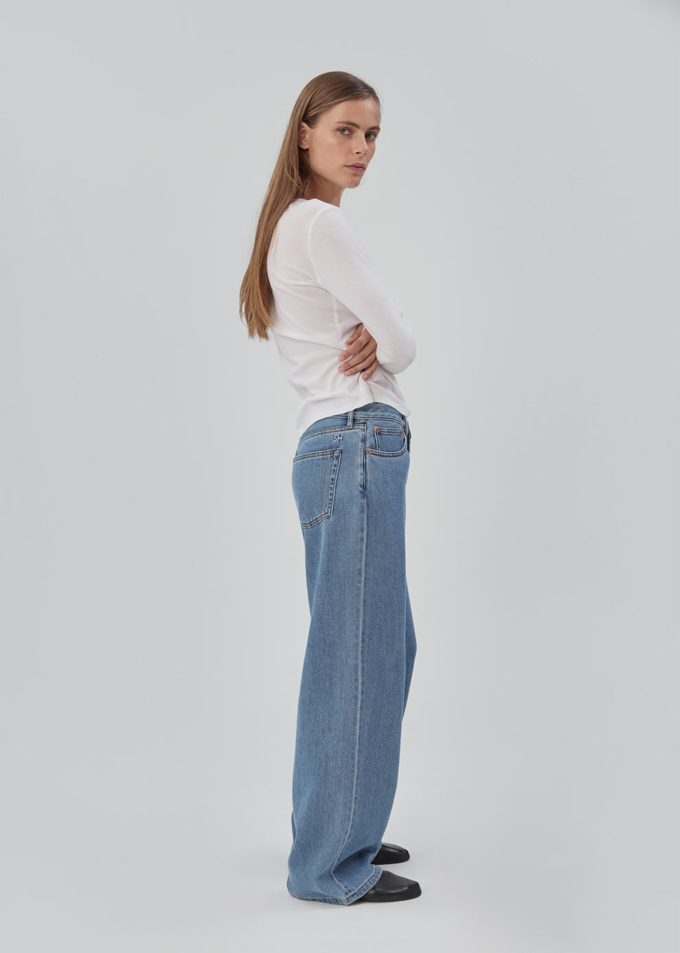 Walker Jean in Classic Blue