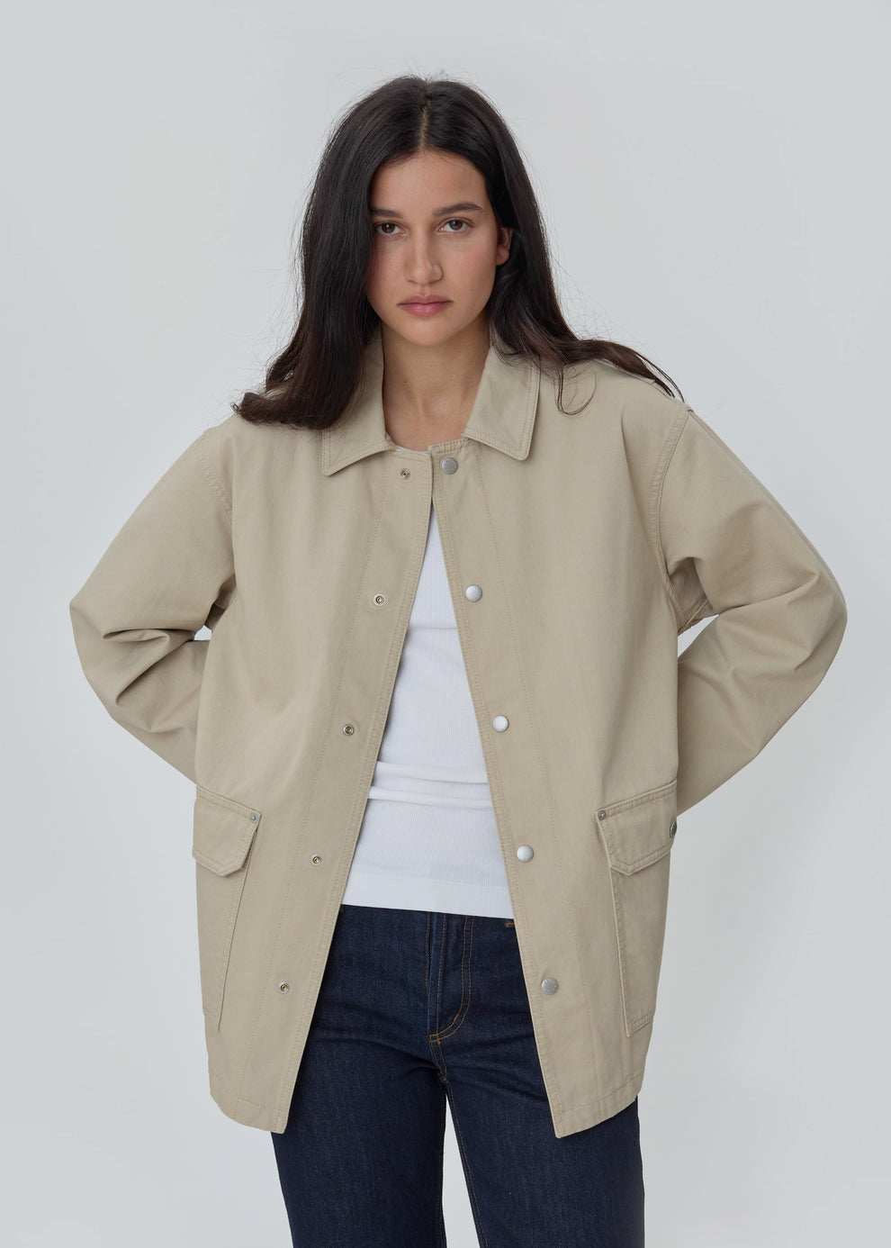 Barn Jacket in Khaki