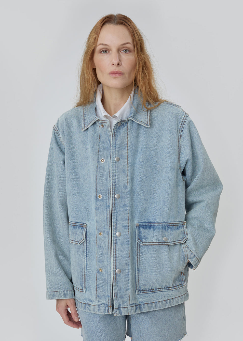 Barn Jacket in Vintage Blue