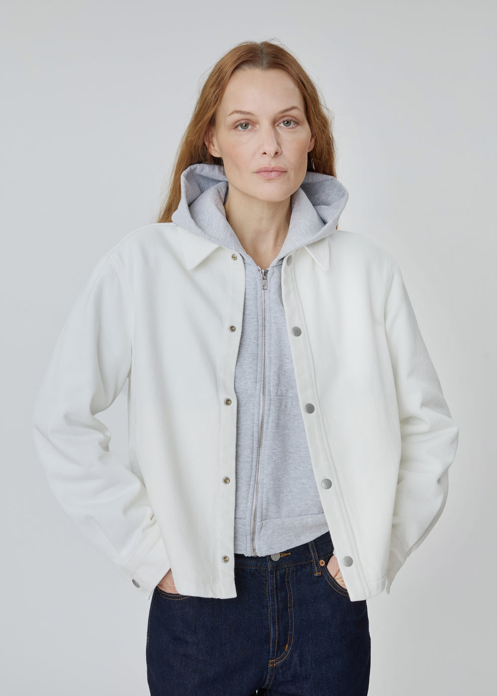 Coach Jacket in Milk