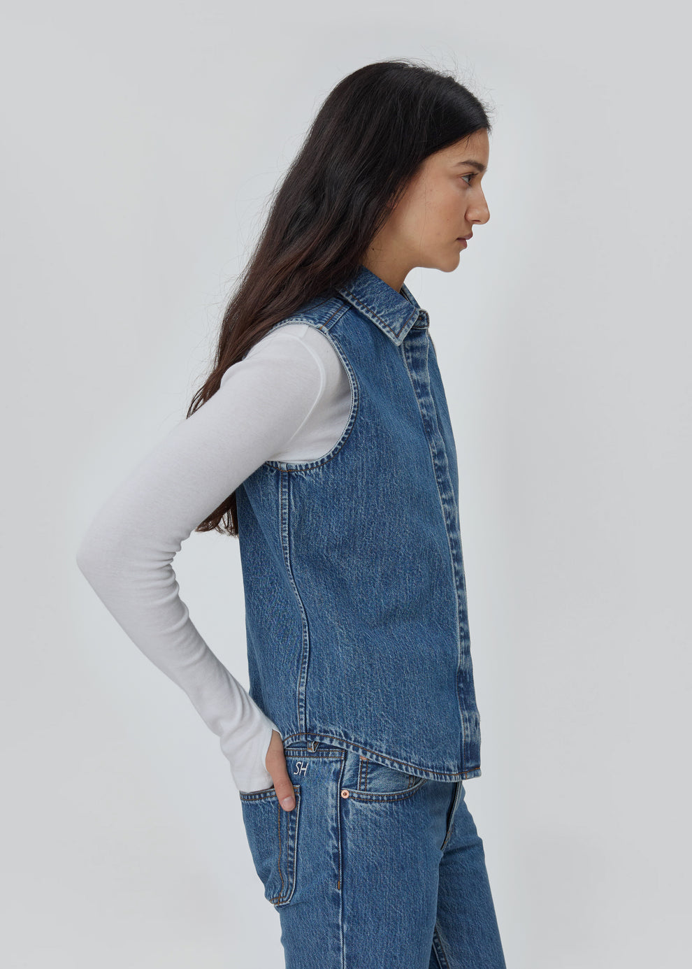 Emma Top in Classic Blue