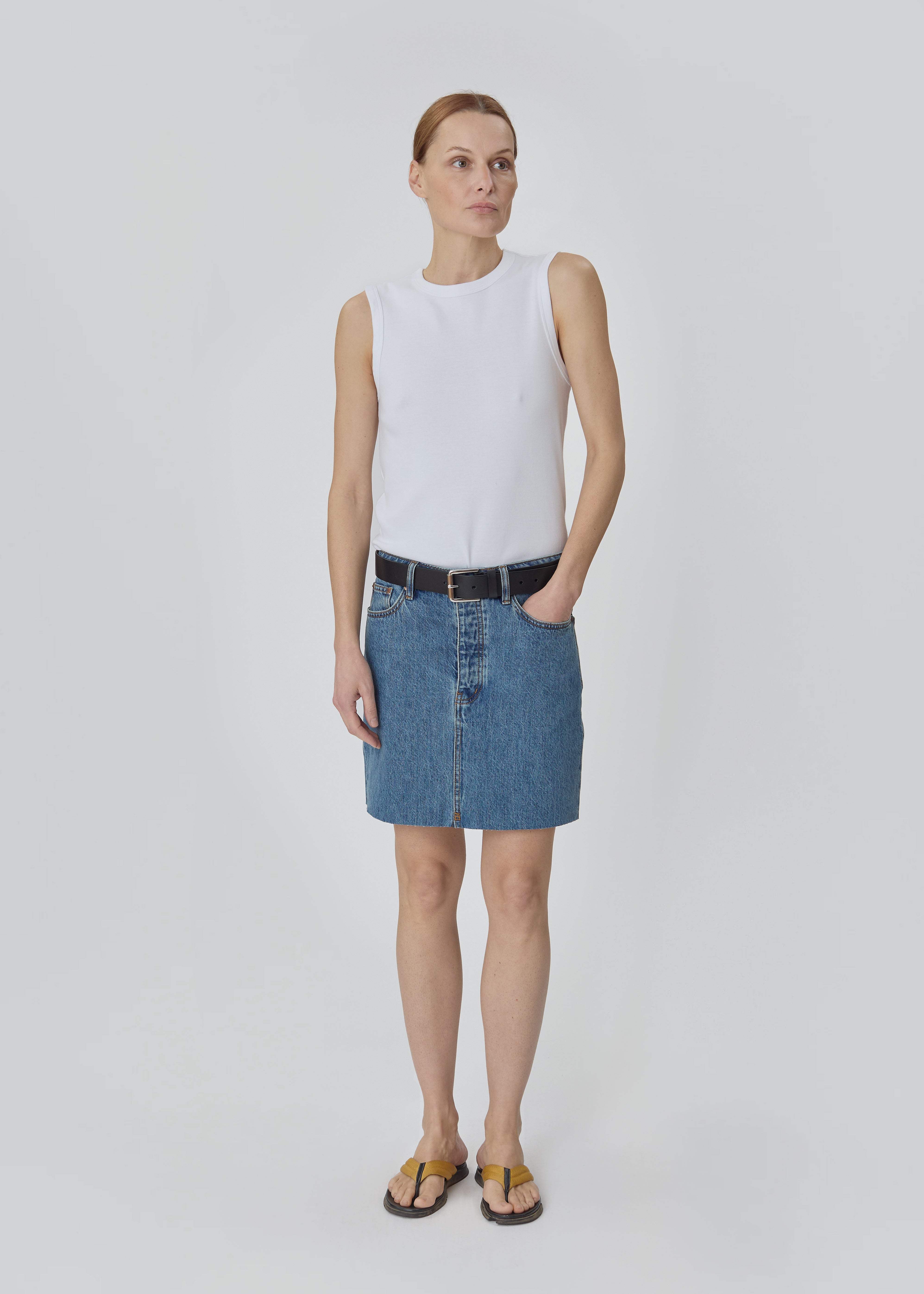 Lima Skirt in Classic Blue from Still Here - $245