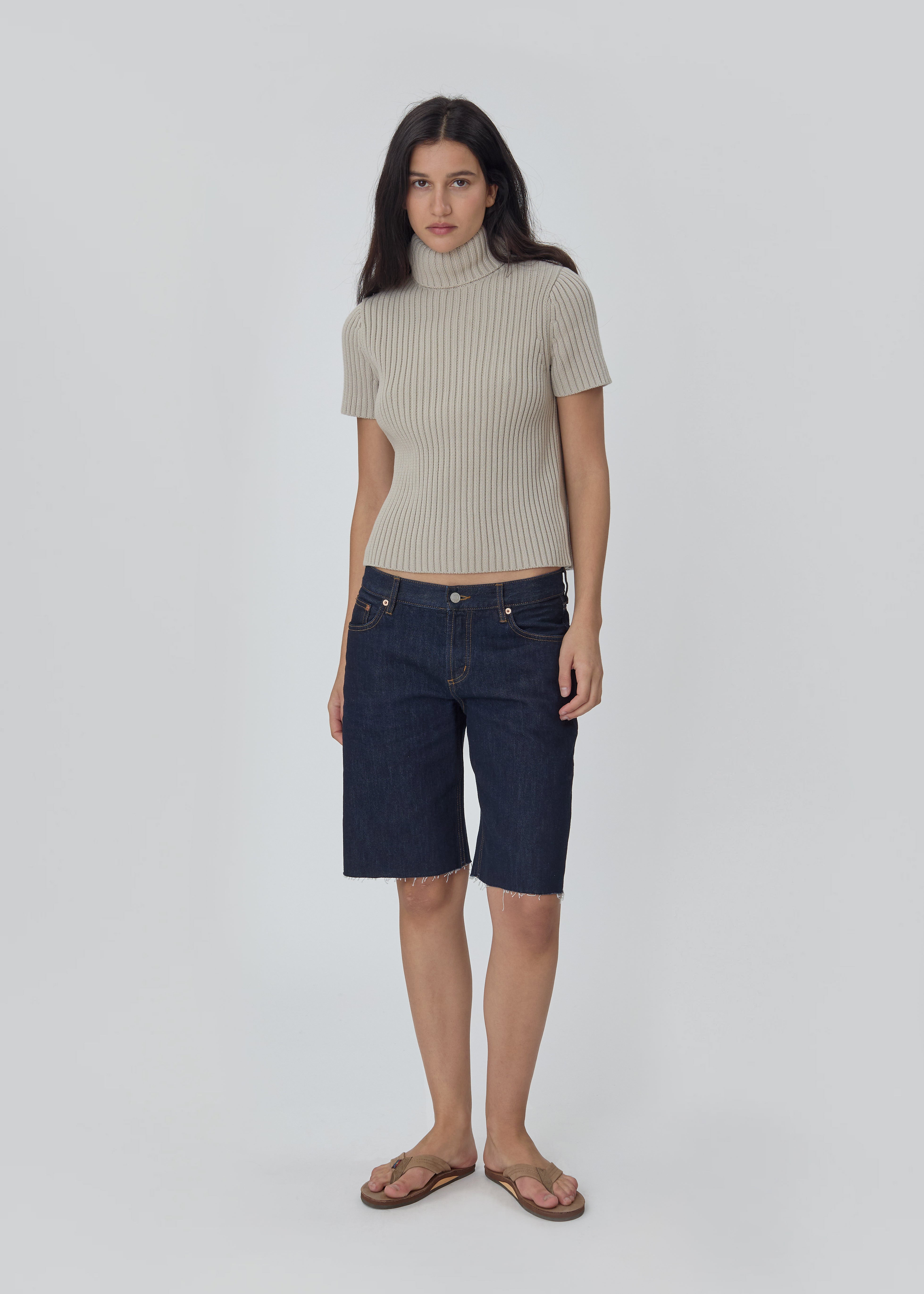 Stoop Short in Indigo Indigo – Still Here New York