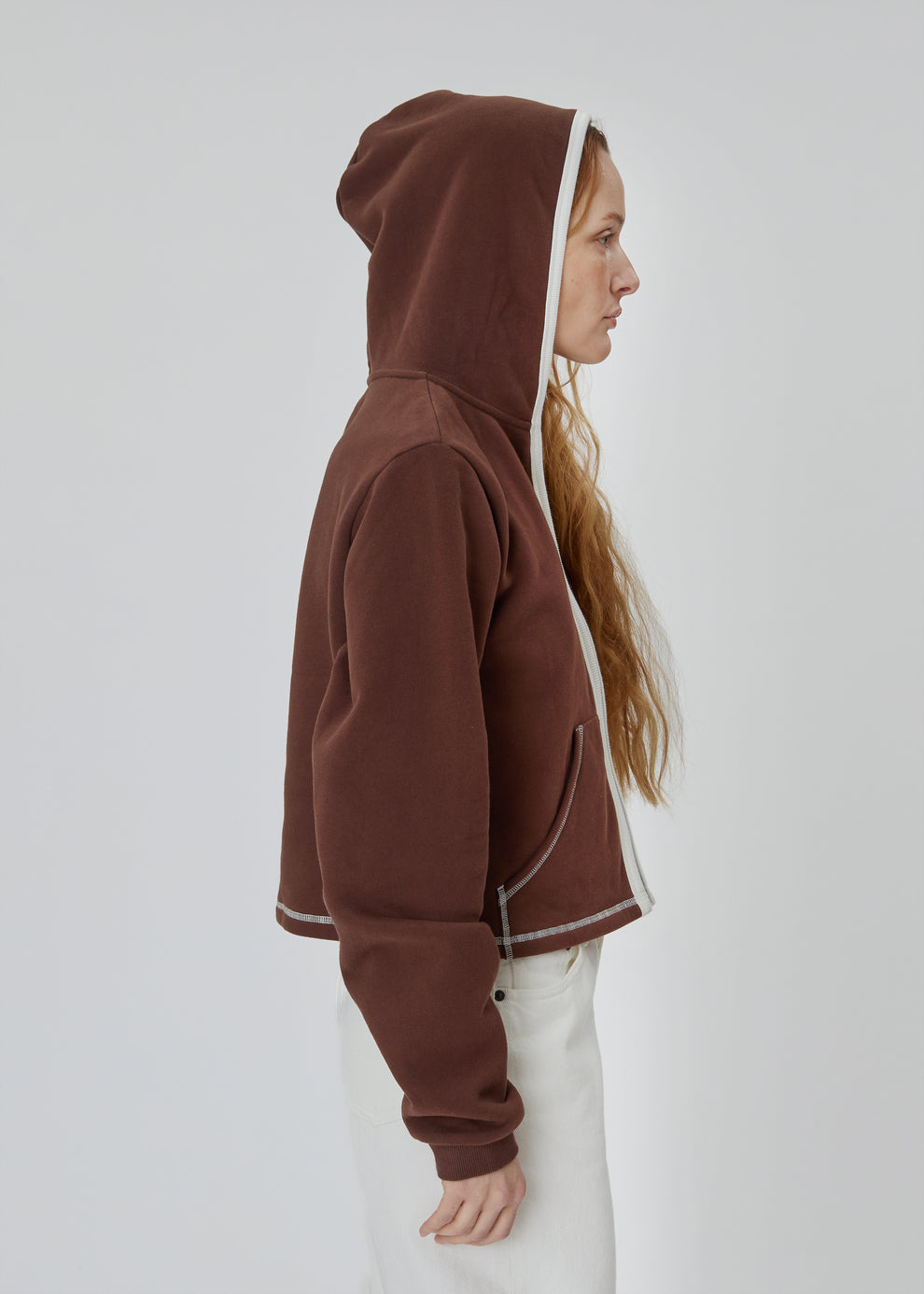 Neighborhood Zip in Chocolate Brown