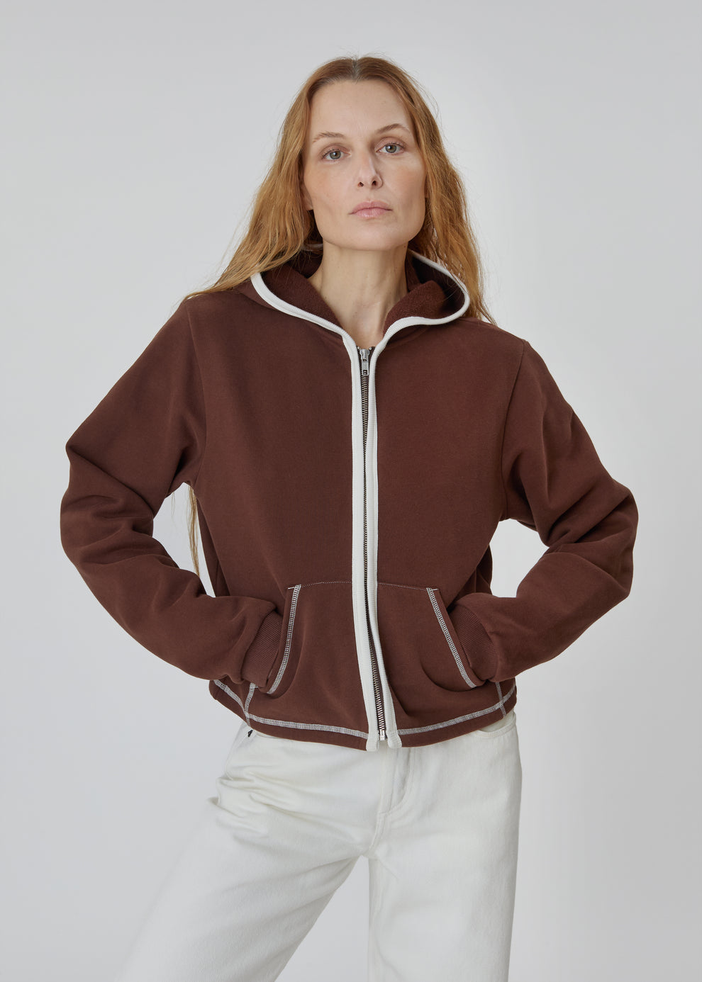 Neighborhood Zip in Chocolate Brown