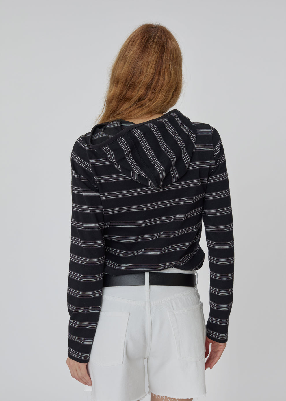 Nellie Shirt in Black Stripe