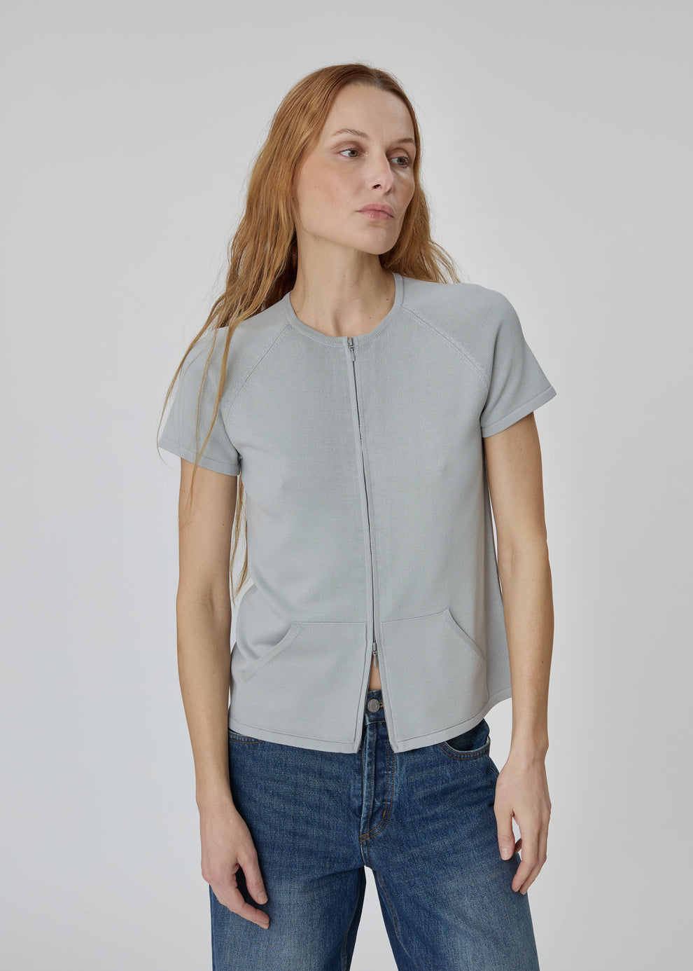Reece Top in Pewter