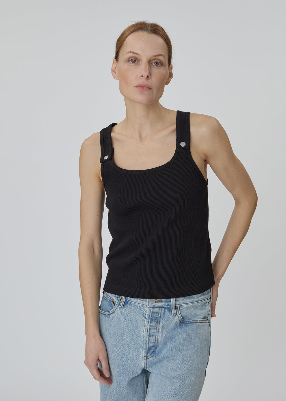 Snap Tank in Black