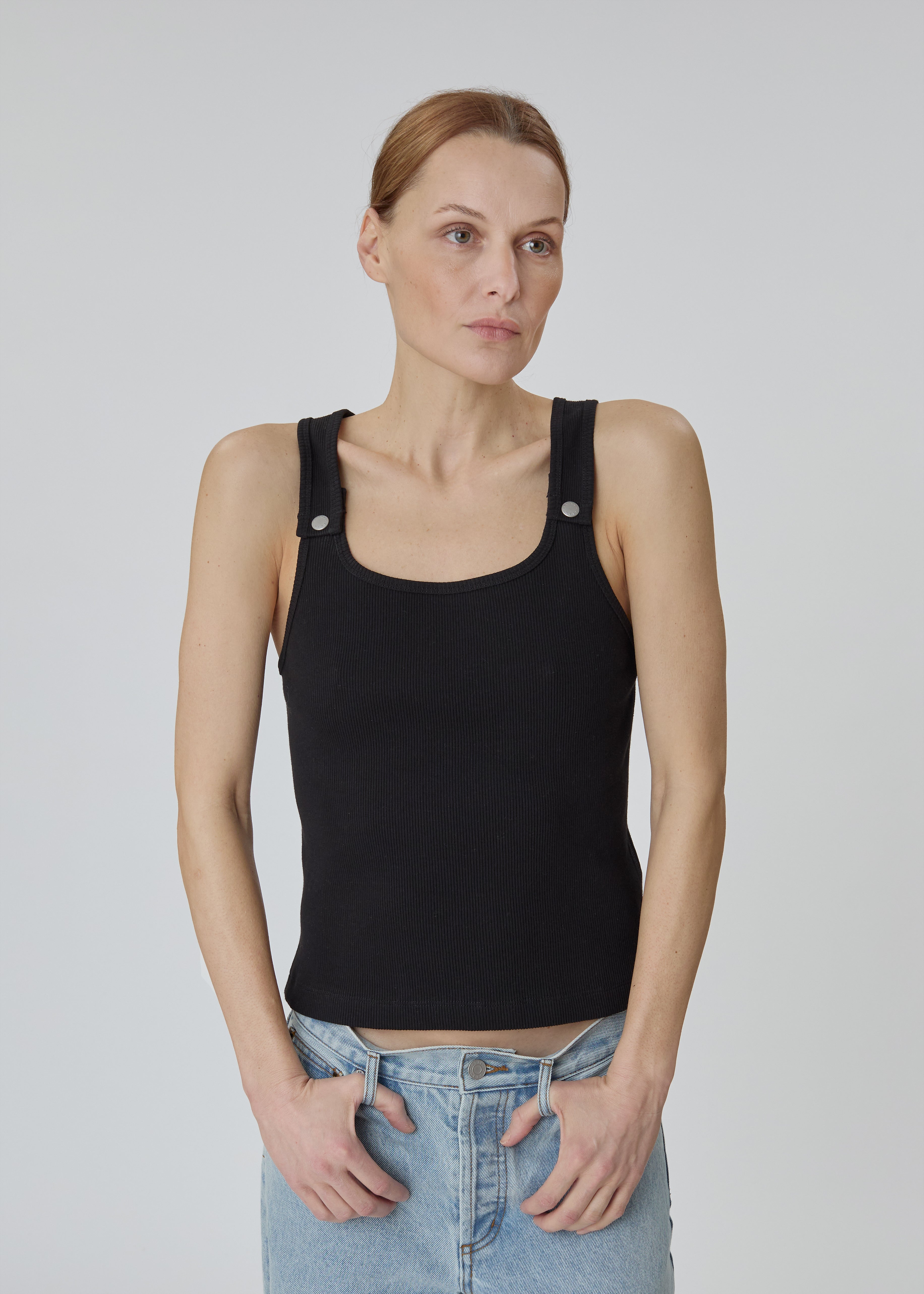 Snap Tank in Black from Still Here - $150
