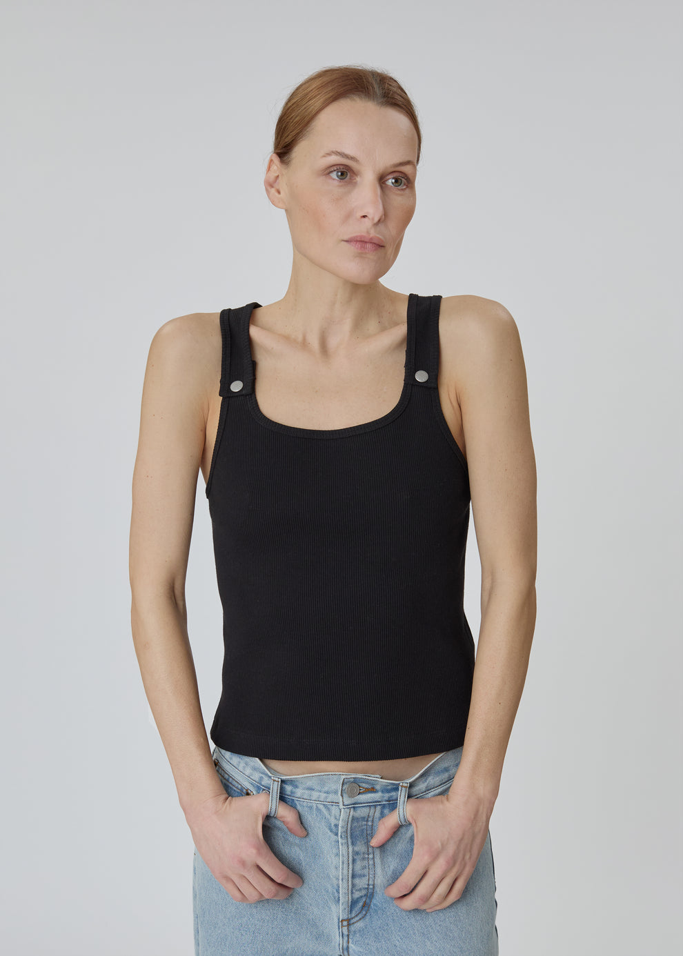 Snap Tank in Black