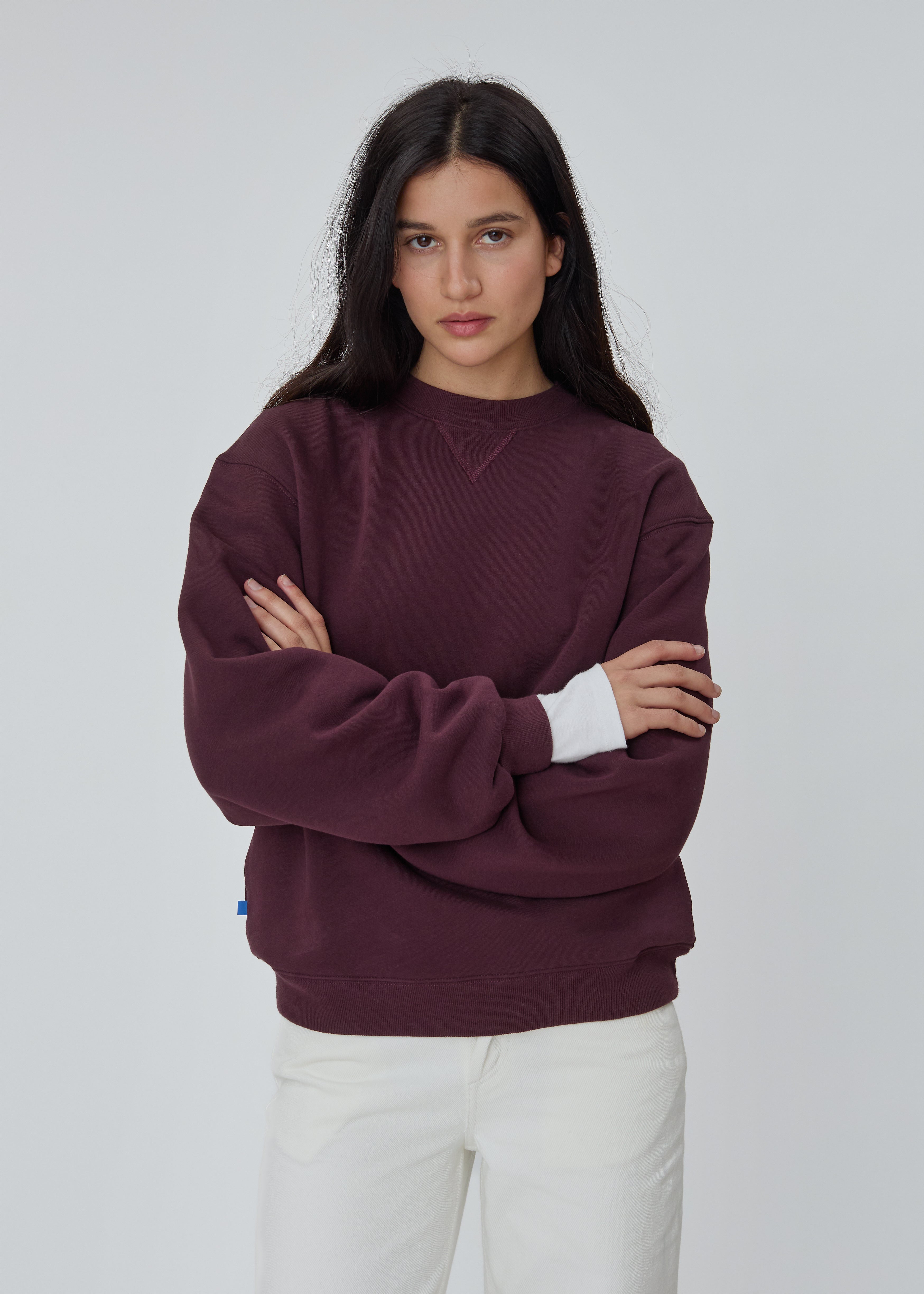 The Sweatshirt in Plum