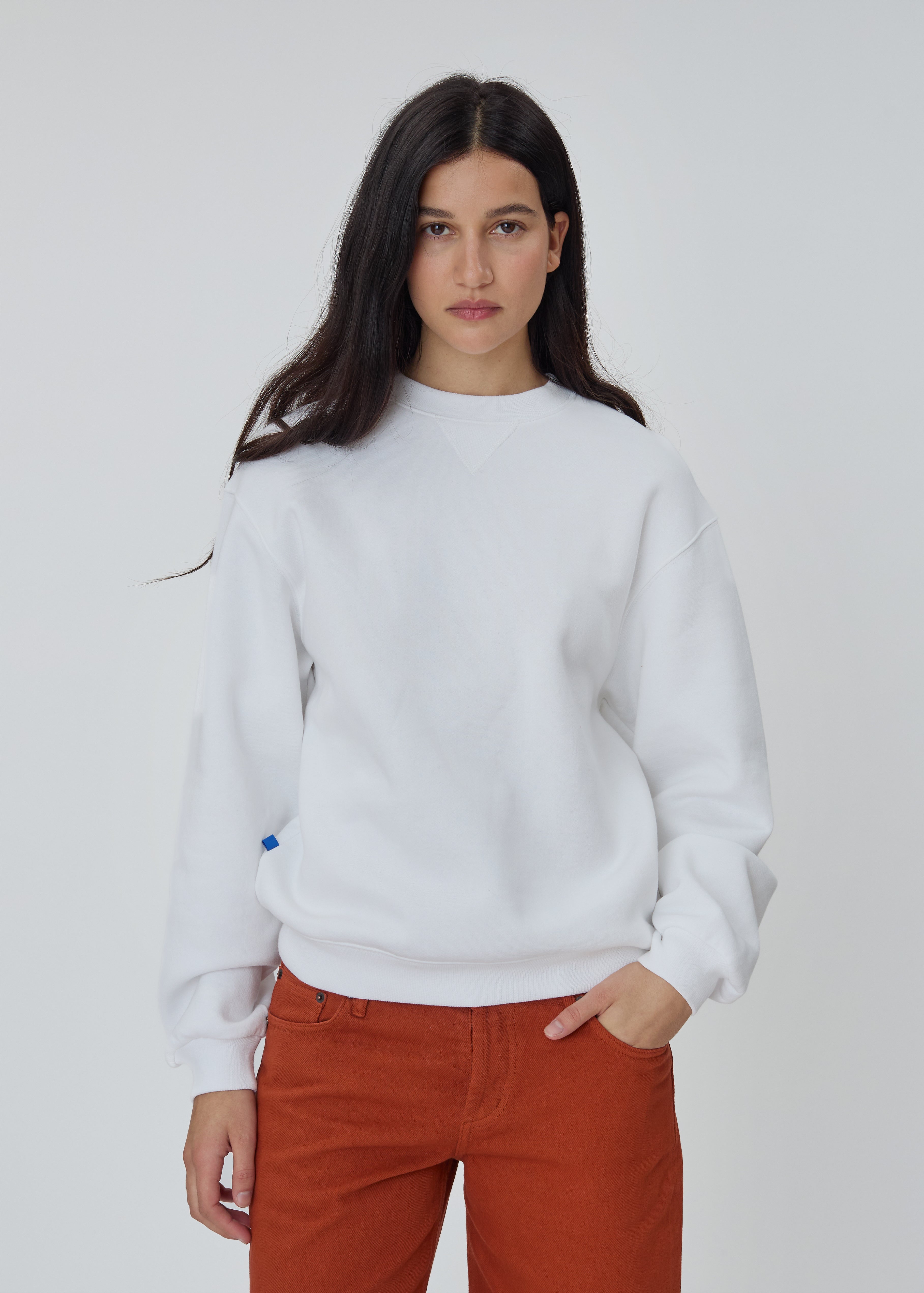 The Sweatshirt in White from Still Here - $160