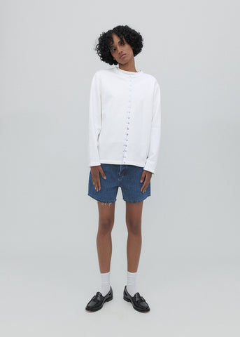 Cut Off Shorts in Classic Blue