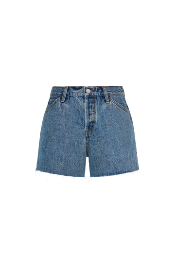 Cut Off Shorts in Vintage Blue