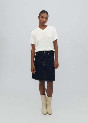 Girl Skirt in Indigo Indigo