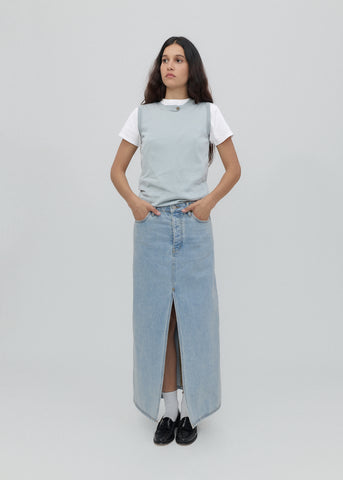 Lima Skirt in Vintage Blue