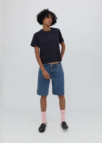 Stoop Short in Classic Blue